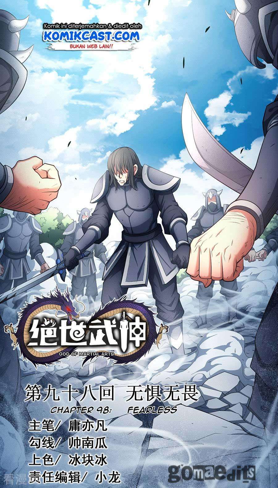 Manhua God of Martial Arts Chapter 98.1 gambar nomor 2