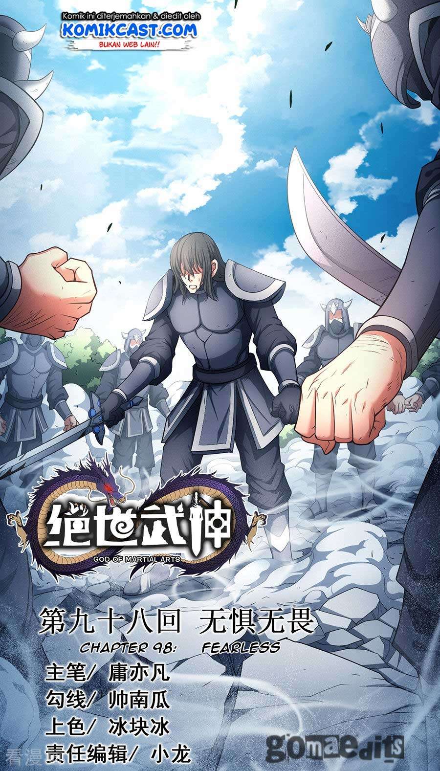 Manhua God of Martial Arts Chapter 98.2 gambar nomor 2