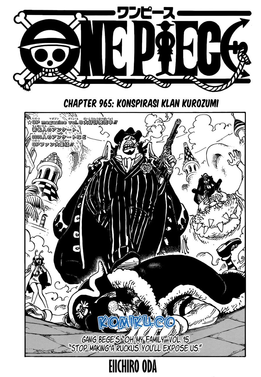 Manga One Piece Chapter 965 gambar nomor 2