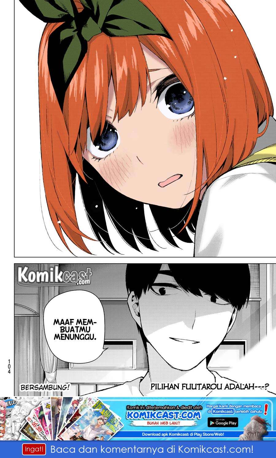 Go-toubun no Hanayome Chapter 113 Gambar 20