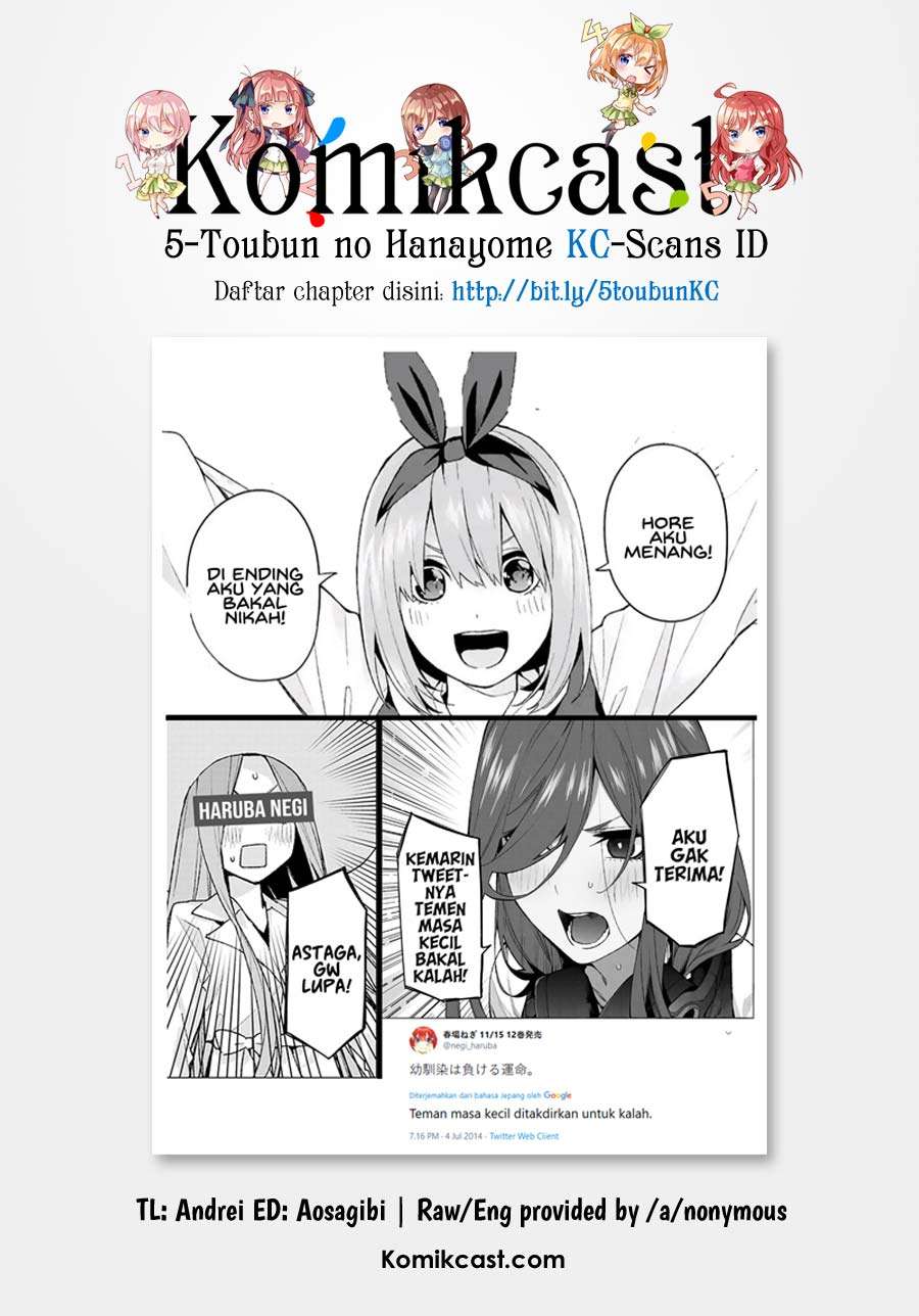 Go-toubun no Hanayome Chapter 113 Gambar 21