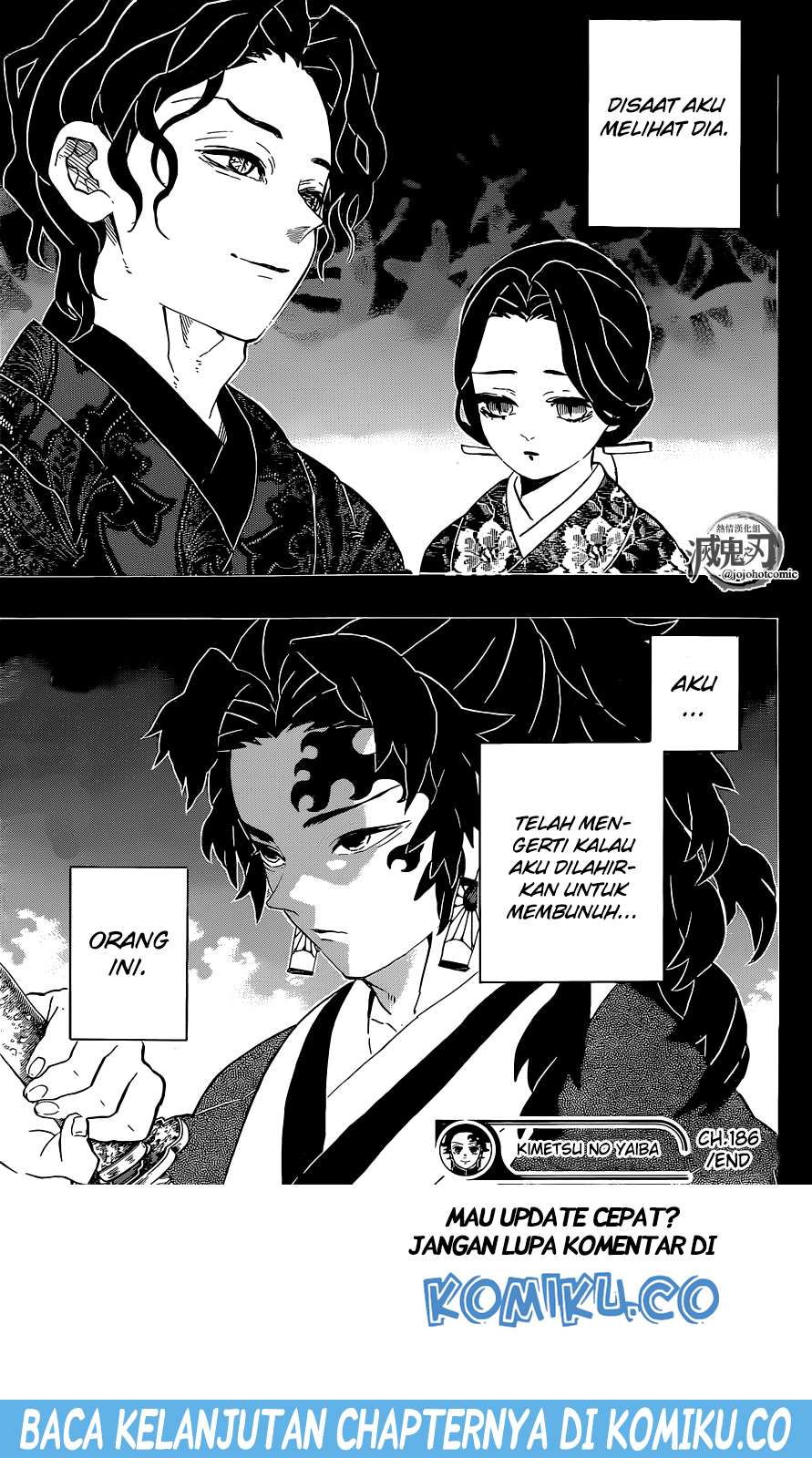 Kimetsu no Yaiba Chapter 186 Gambar 20