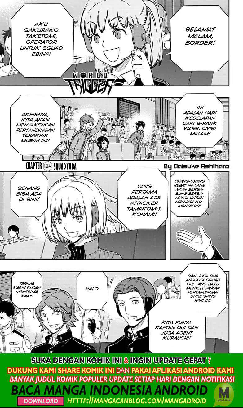 Komik World Trigger Chapter 184 gambar nomor 1