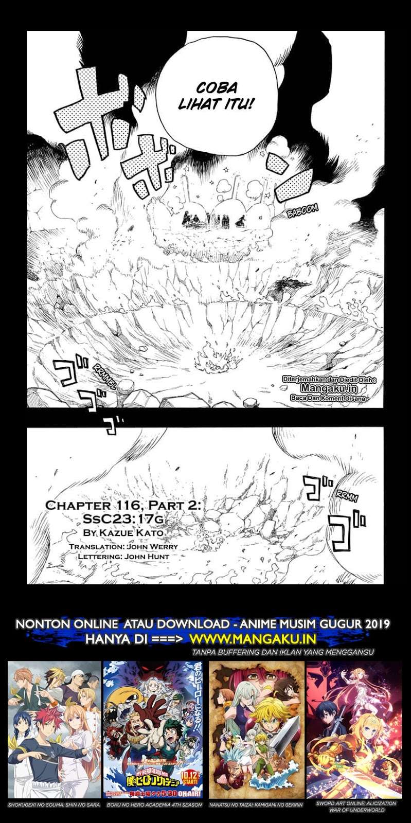 Manga Ao no Exorcist Chapter 116.2 gambar nomor 2