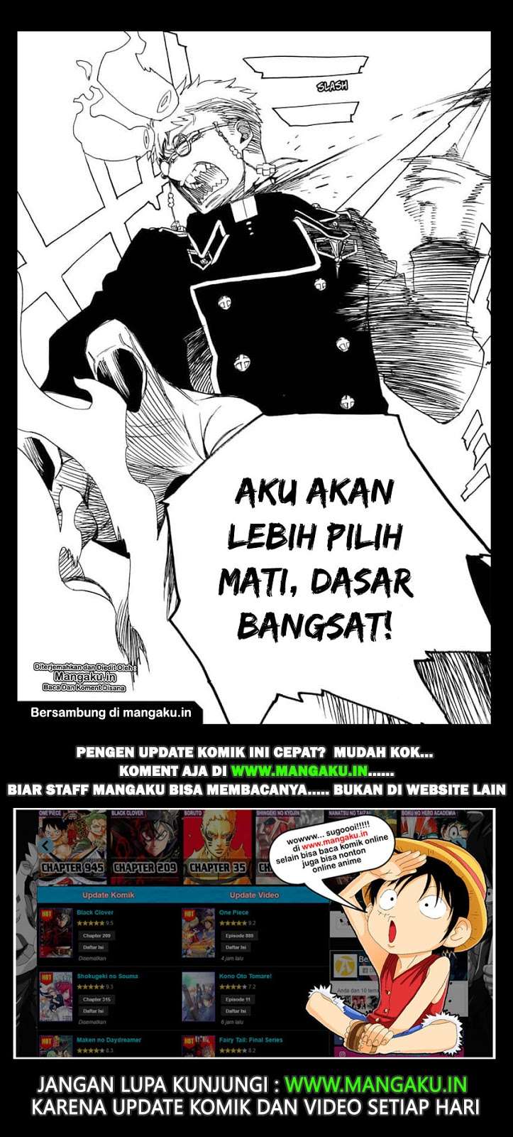 Ao no Exorcist Chapter 116.2 Gambar 36