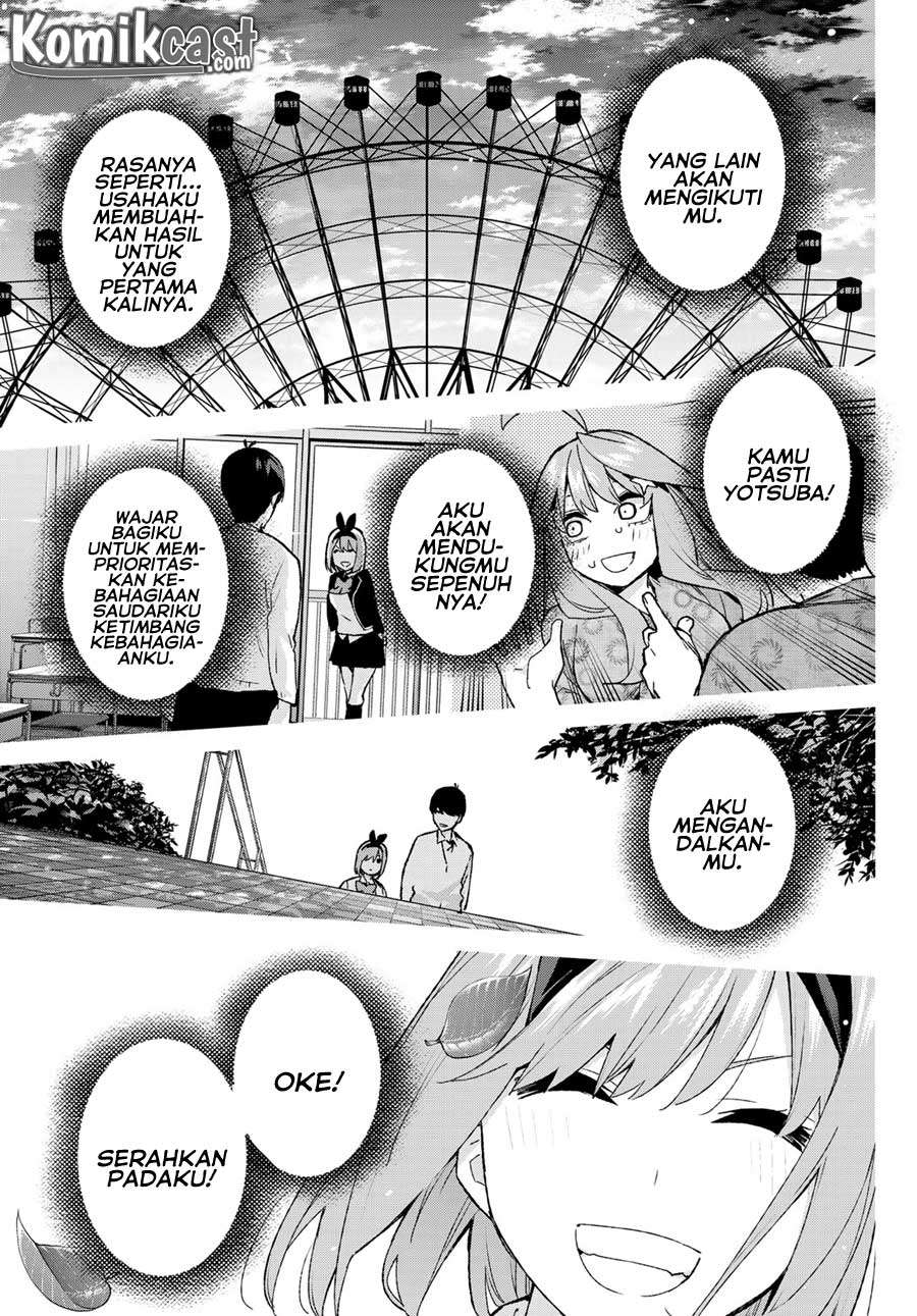 Go-toubun no Hanayome Chapter 114 Gambar 5