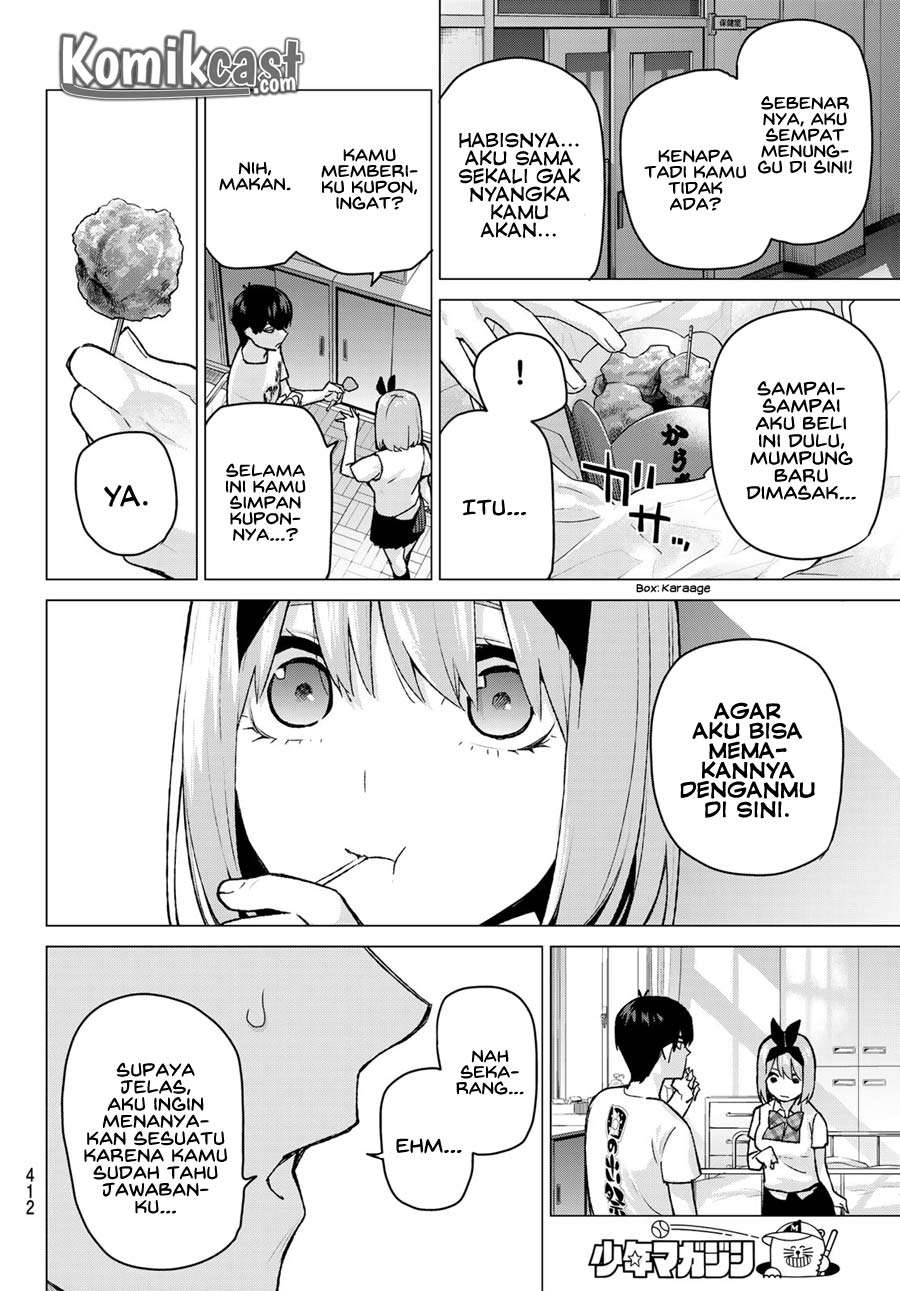 Go-toubun no Hanayome Chapter 114 Gambar 8