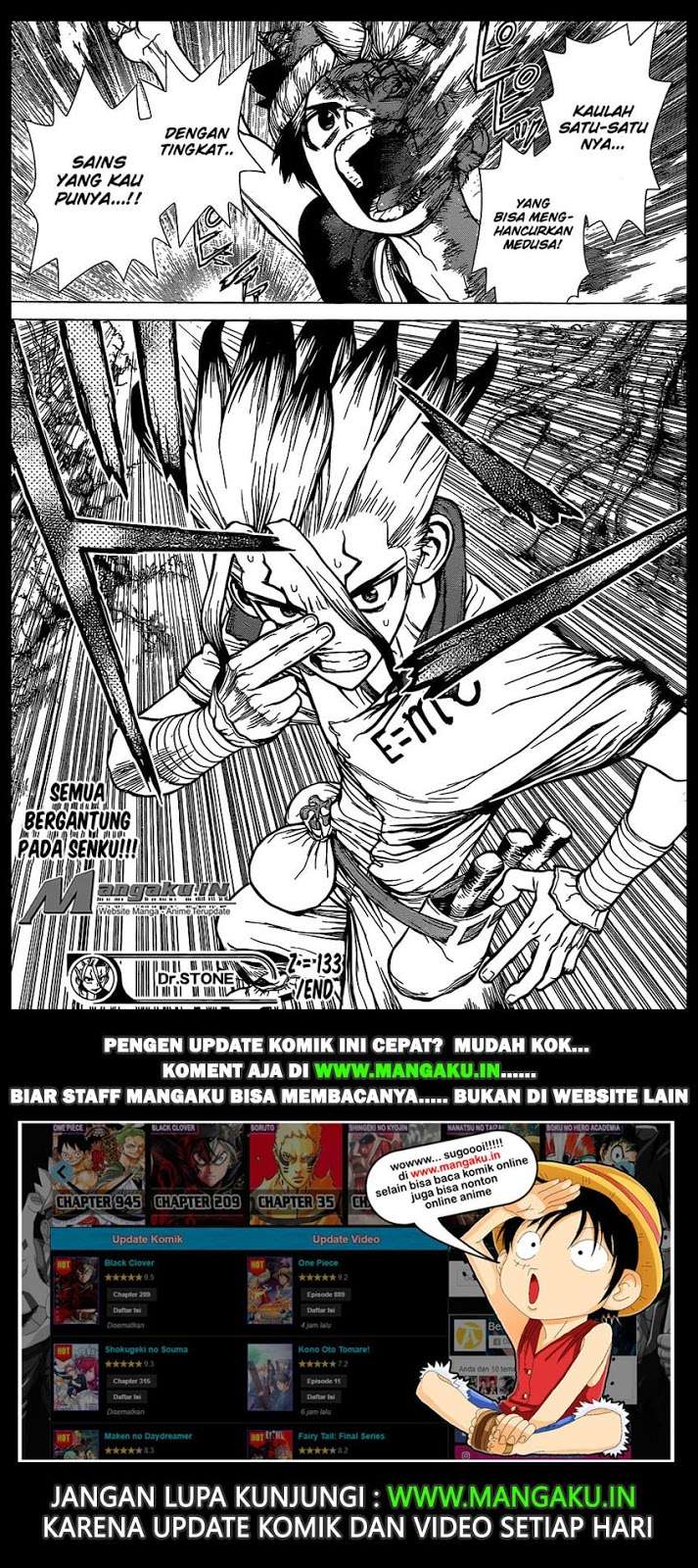 Dr. Stone Chapter 133 Gambar 16
