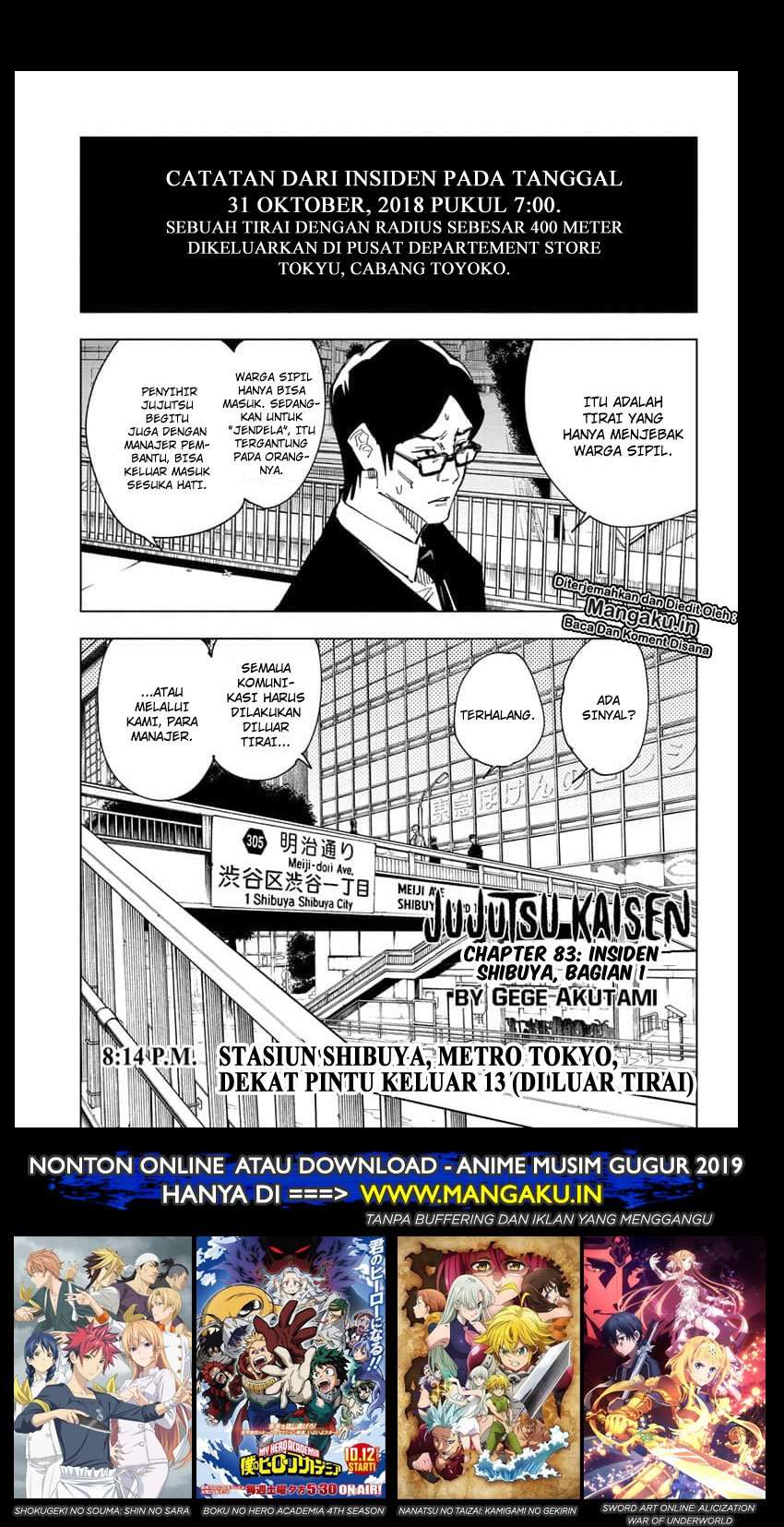 Manga Jujutsu Kaisen Chapter 83 gambar nomor 2