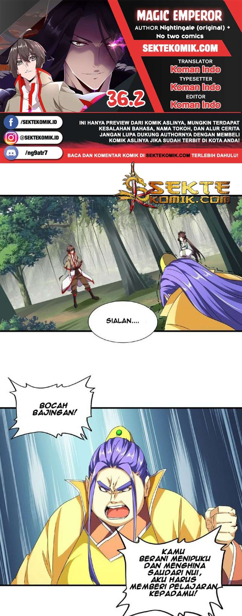 Komik Magic Emperor Chapter 36.5 gambar nomor 1