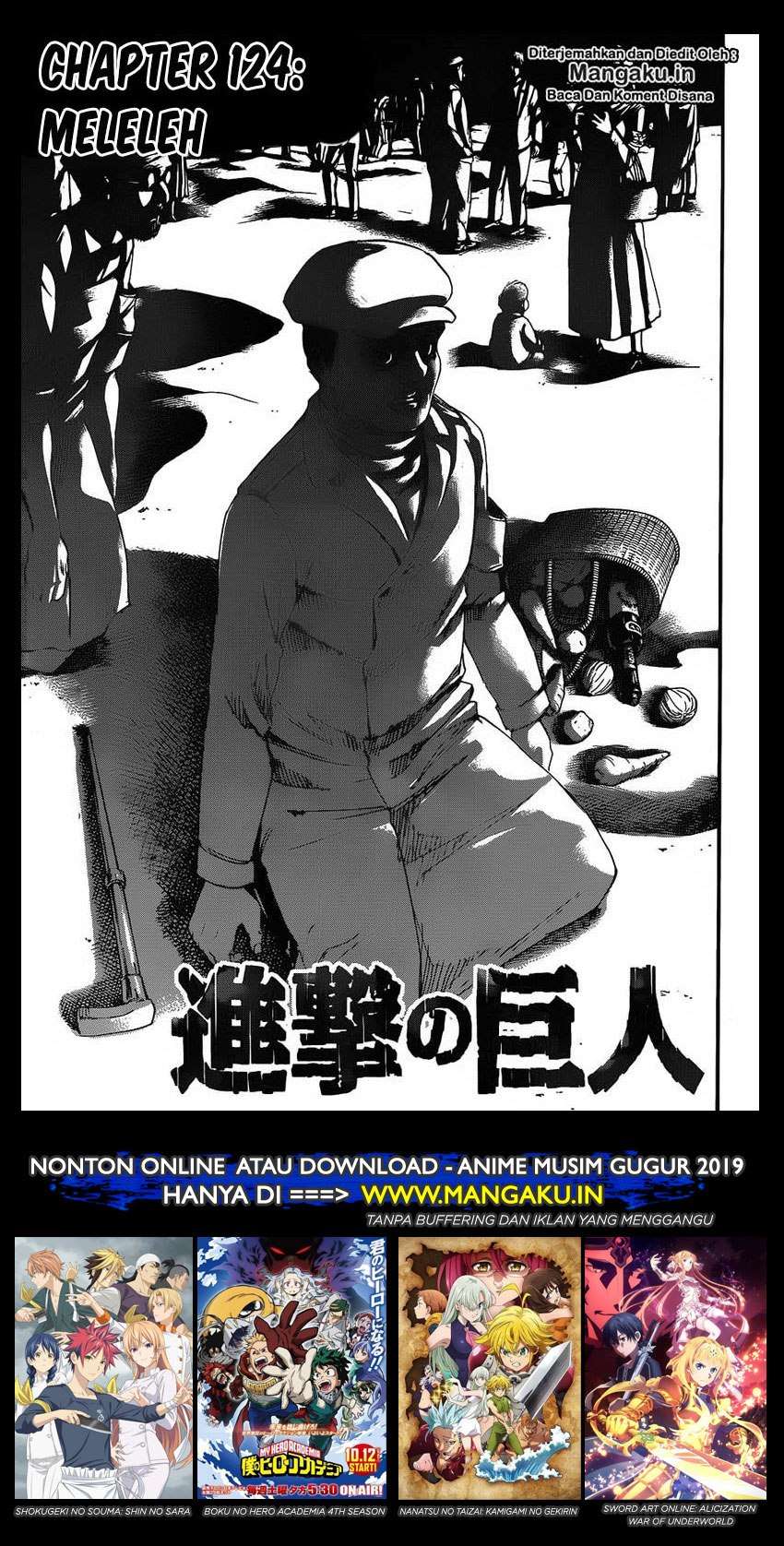 Komik Shingeki no Kyojin Chapter 124 gambar nomor 1