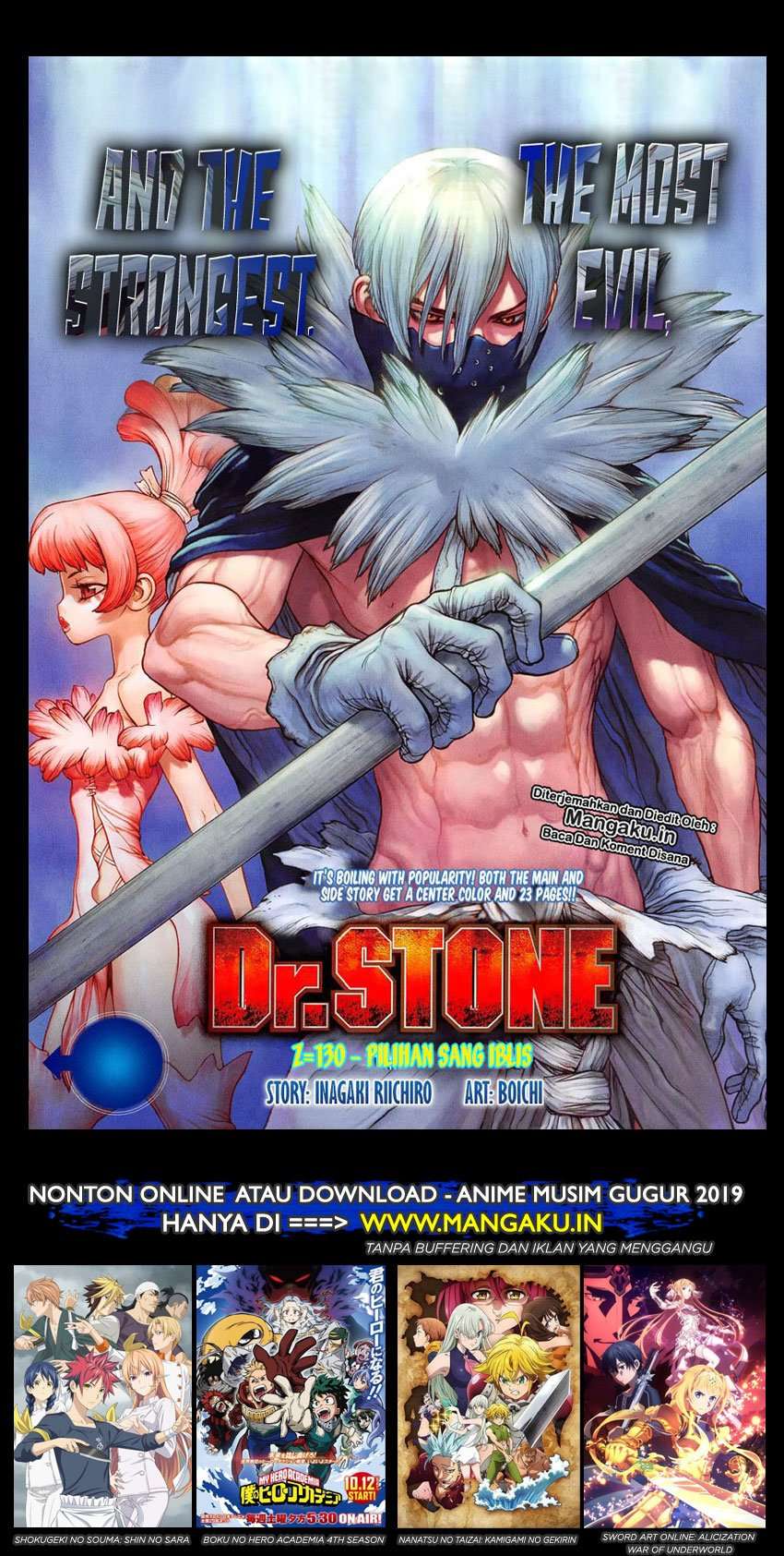 Manga Dr. Stone Chapter 130 gambar nomor 2