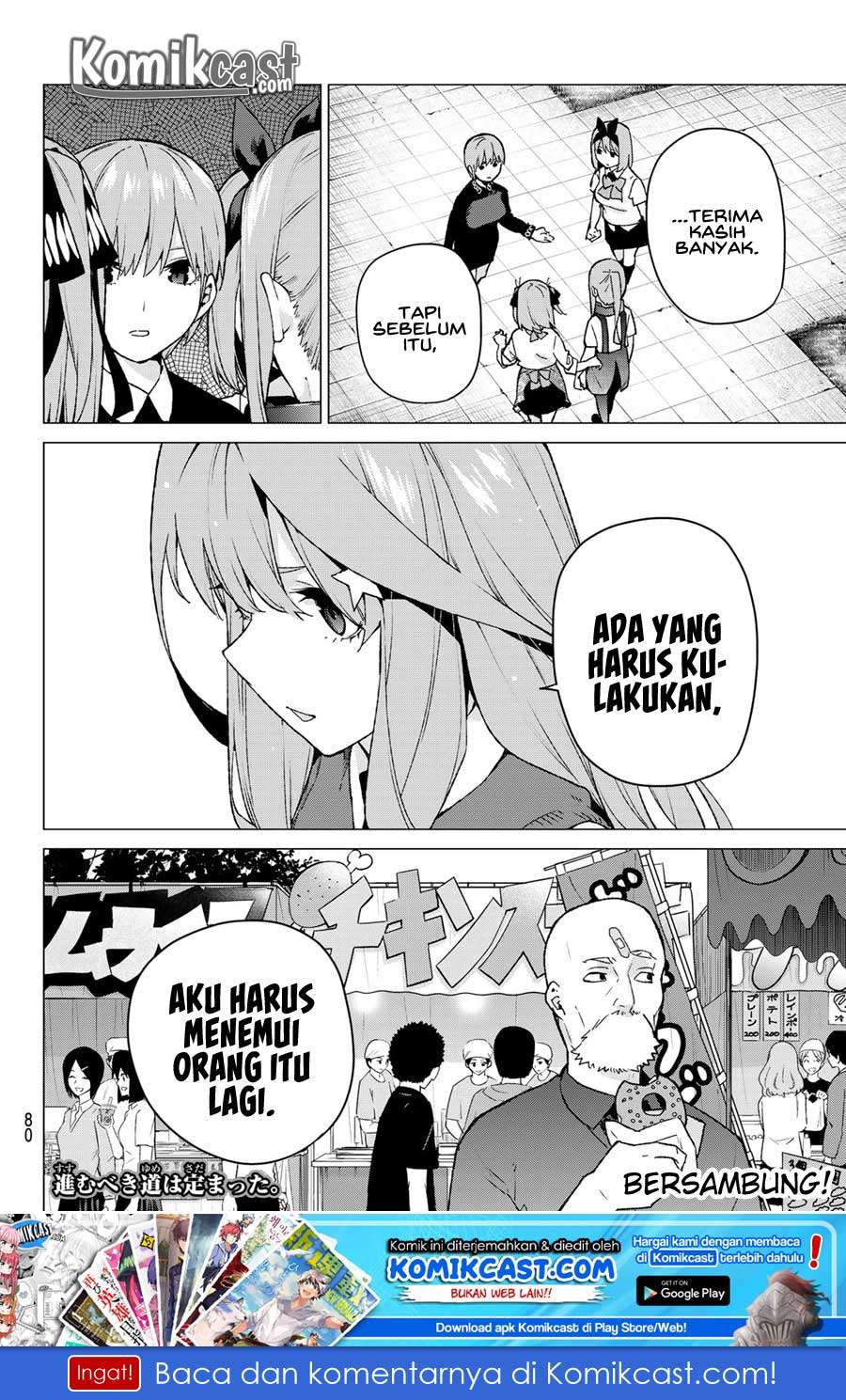 Go-toubun no Hanayome Chapter 110 Gambar 20