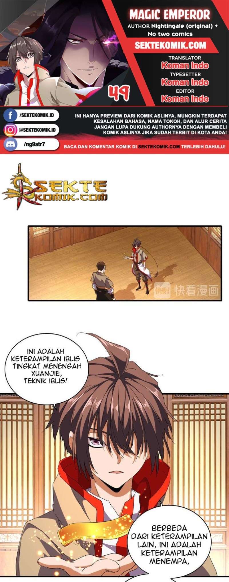 Komik Magic Emperor Chapter 49 gambar nomor 1