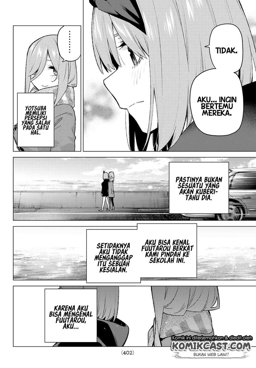 Go-toubun no Hanayome Chapter 116 Gambar 18