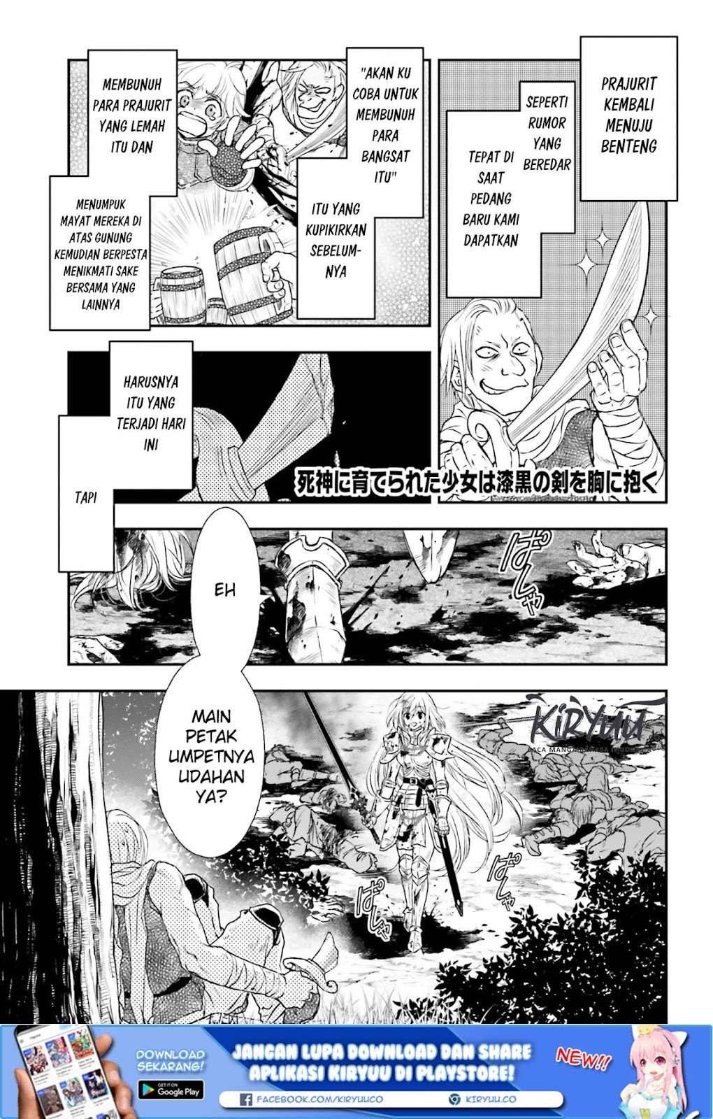 Shinigami ni Sodaterareta Shoujo wa Shikkoku no Tsurugi wo Mune ni Idaku Chapter 5 Gambar 3