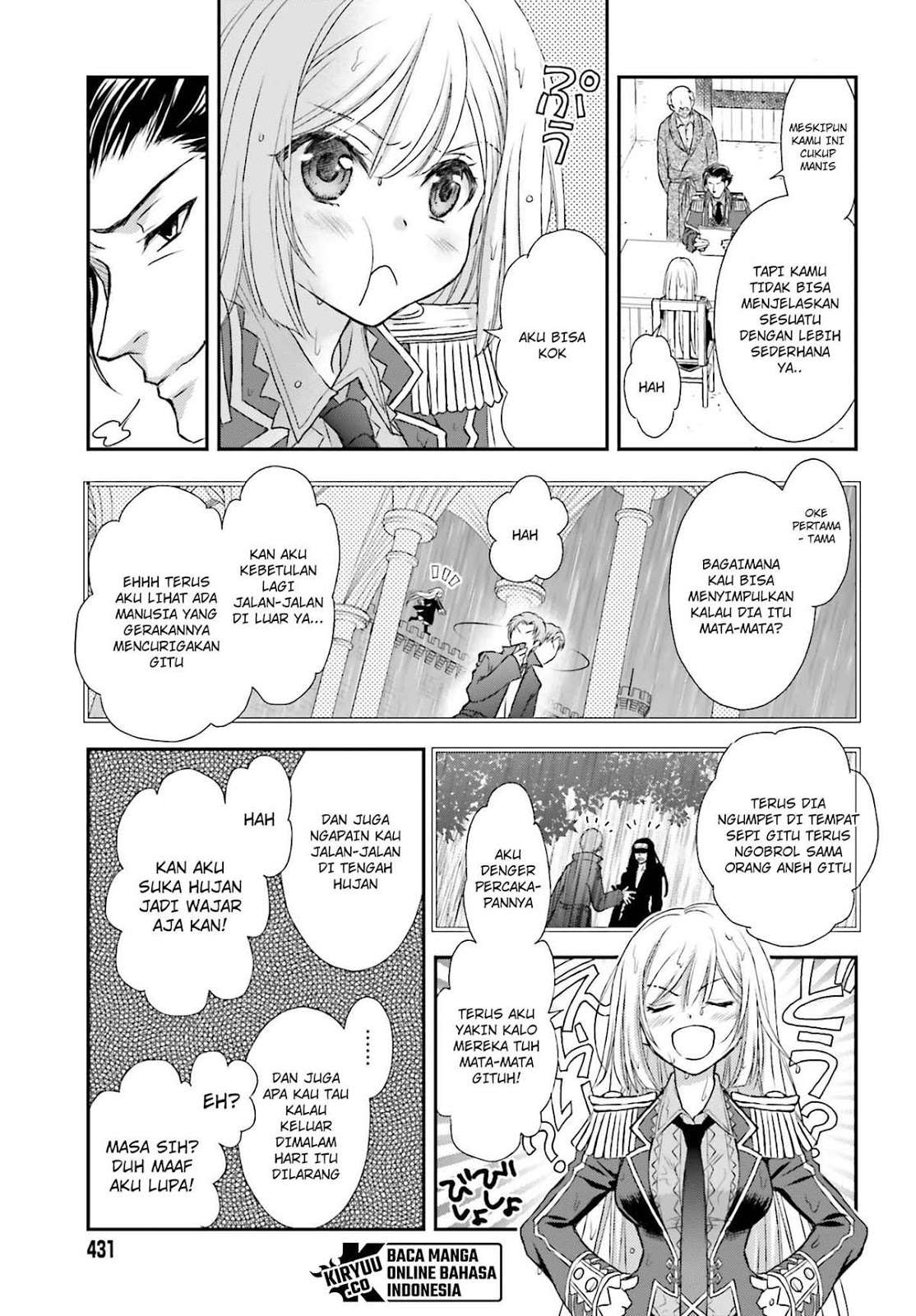 Shinigami ni Sodaterareta Shoujo wa Shikkoku no Tsurugi wo Mune ni Idaku Chapter 03 Gambar 5