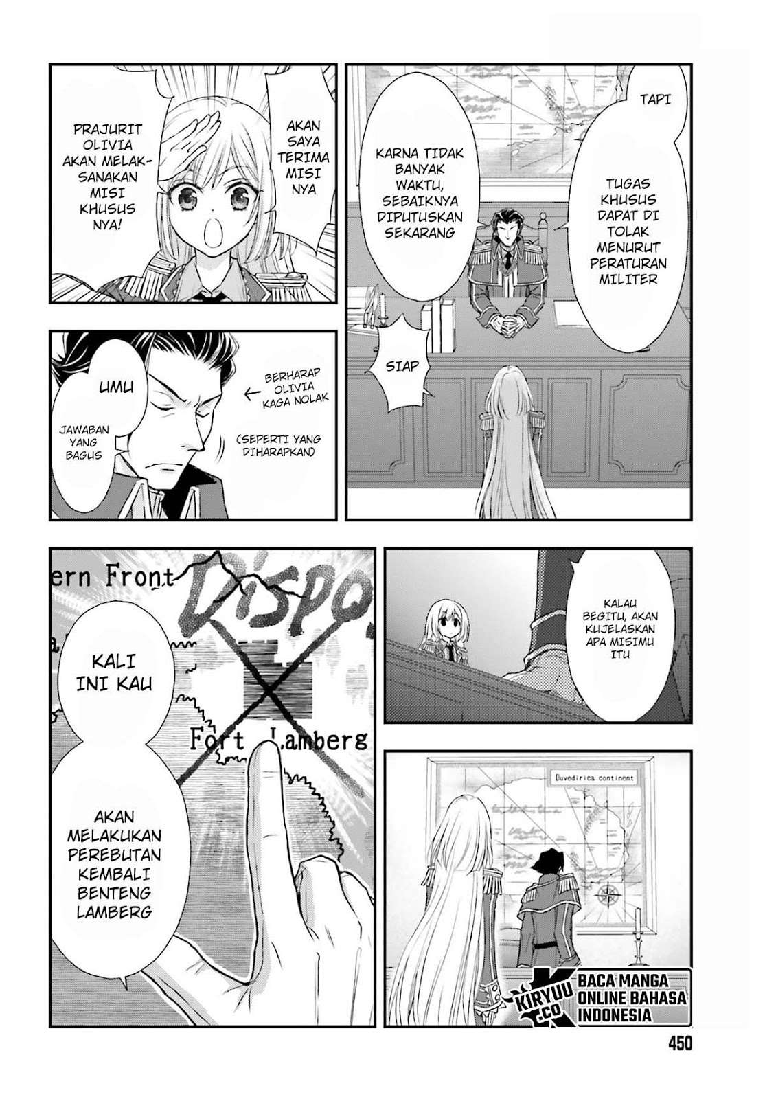 Shinigami ni Sodaterareta Shoujo wa Shikkoku no Tsurugi wo Mune ni Idaku Chapter 03 Gambar 24