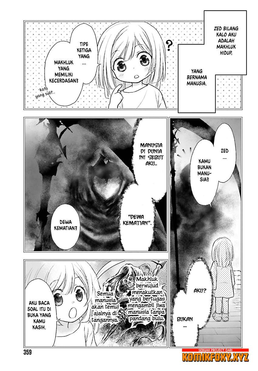 Manga Shinigami ni Sodaterareta Shoujo wa Shikkoku no Tsurugi wo Mune ni Idaku Chapter 02 gambar nomor 2