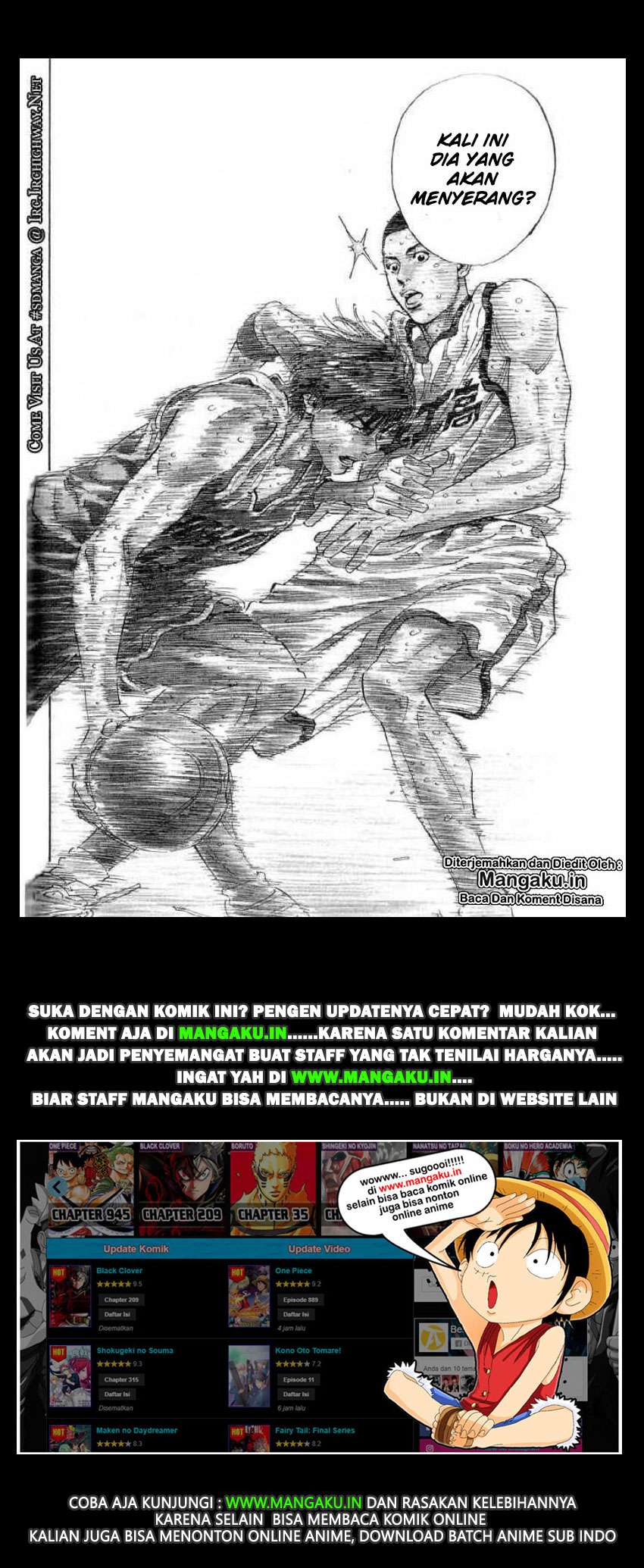 Slam Dunk Chapter 259 Gambar 19