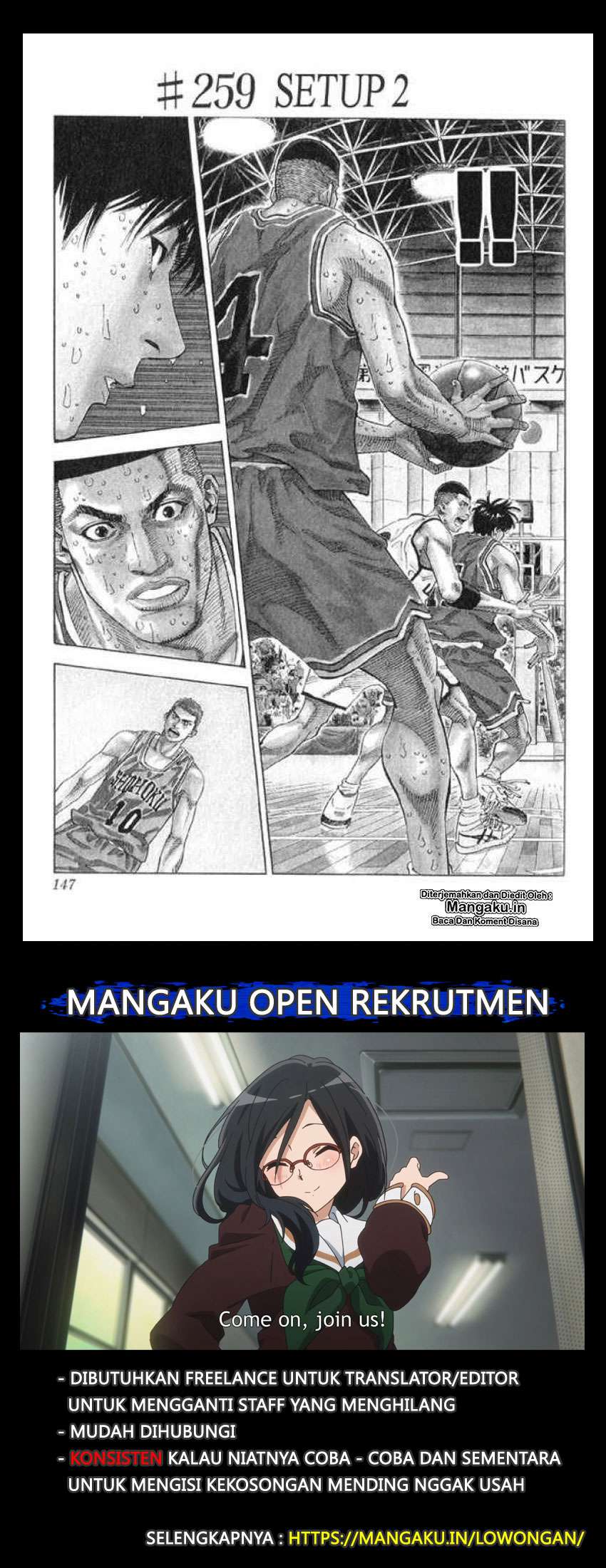 Manga Slam Dunk Chapter 259 gambar nomor 2