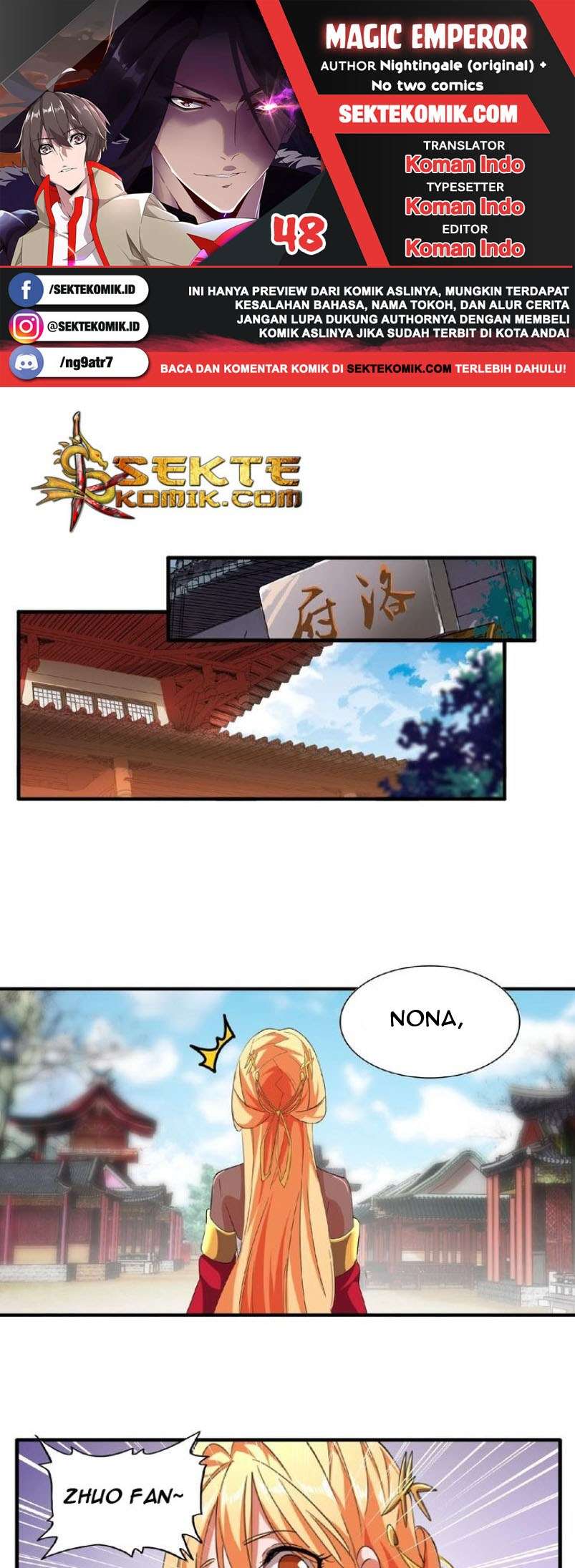 Komik Magic Emperor Chapter 48 gambar nomor 1