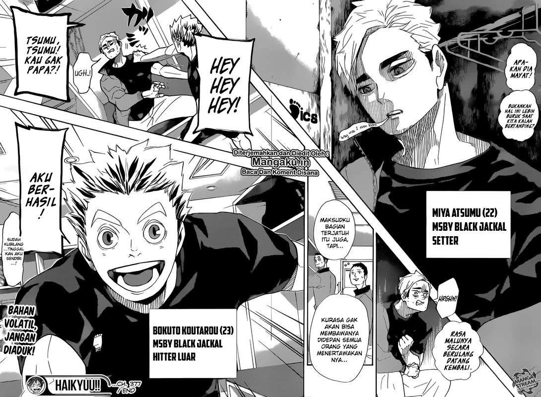 Haikyuu!! Chapter 377 Gambar 18