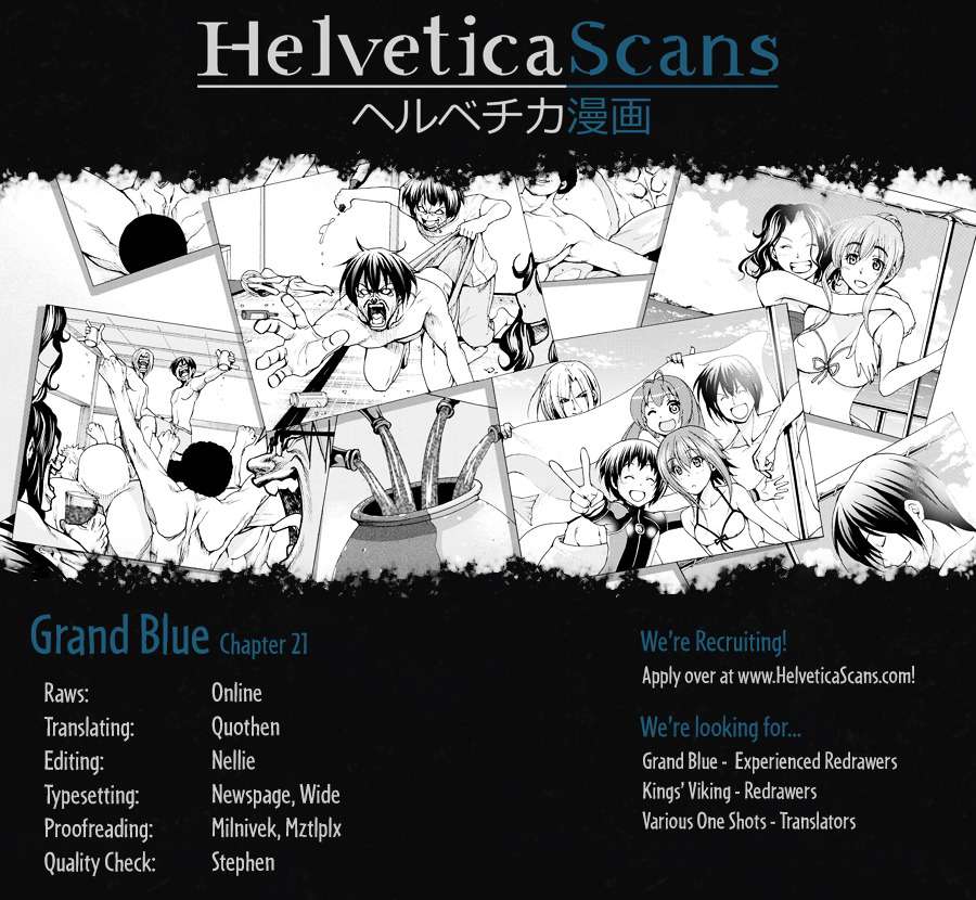 Komik Grand Blue Chapter 21.5 gambar nomor 1