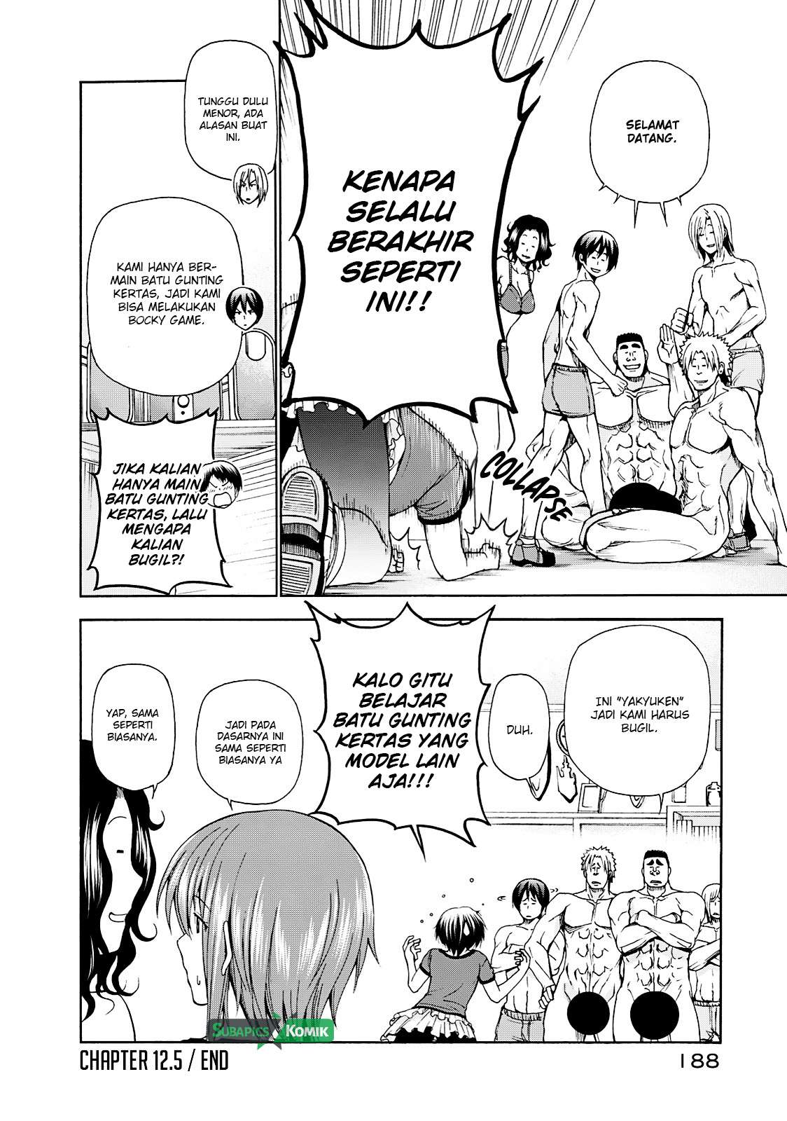 Grand Blue Chapter 12.5 Gambar 19