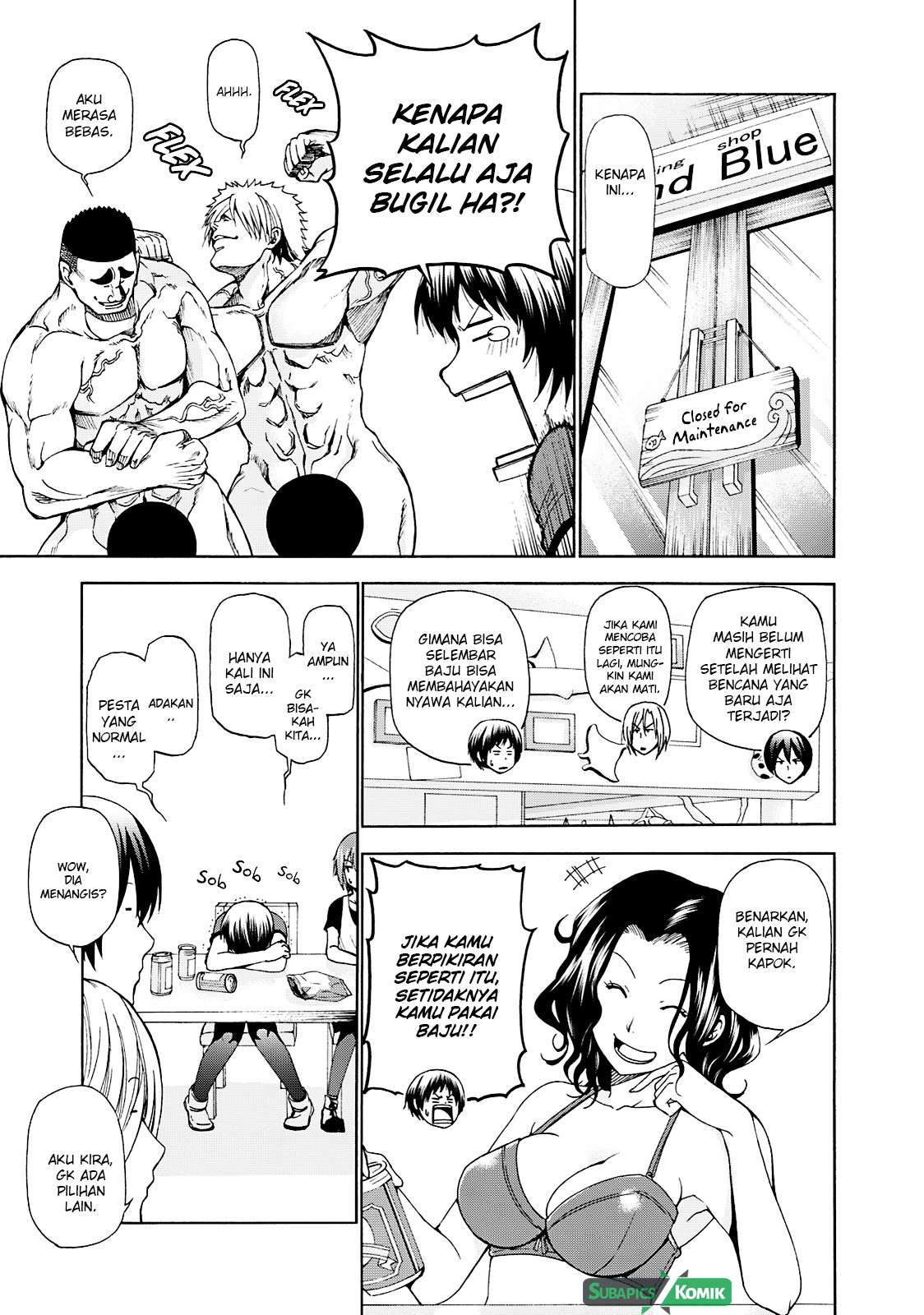 Grand Blue Chapter 12.5 Gambar 7