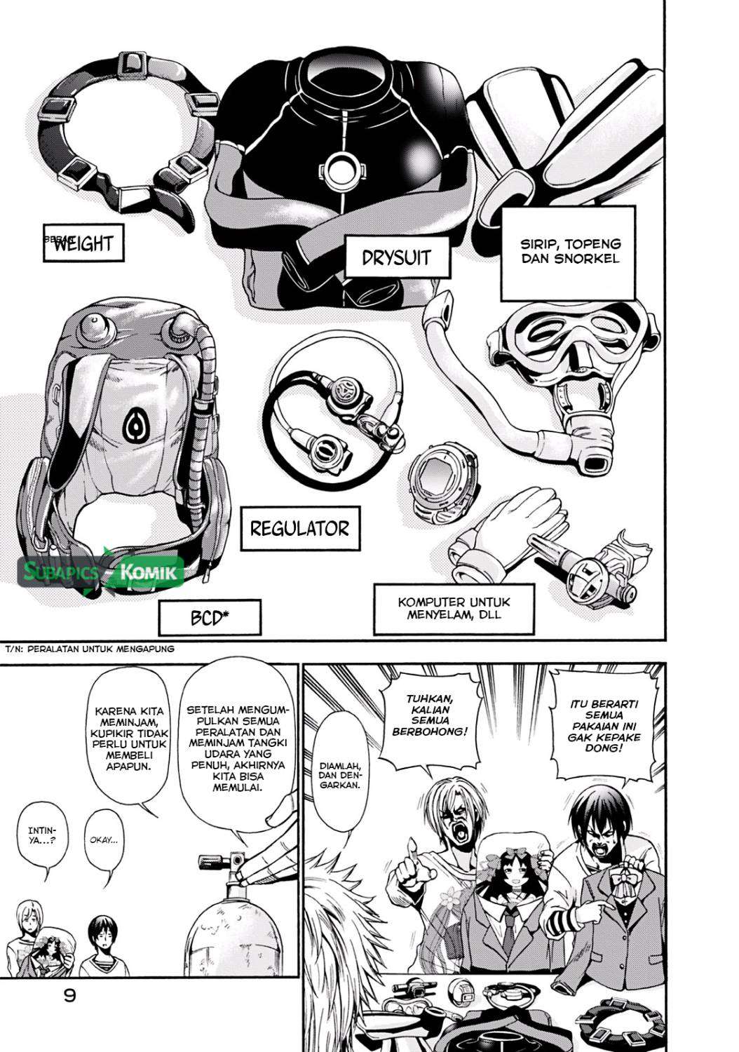 Grand Blue Chapter 5 Gambar 9