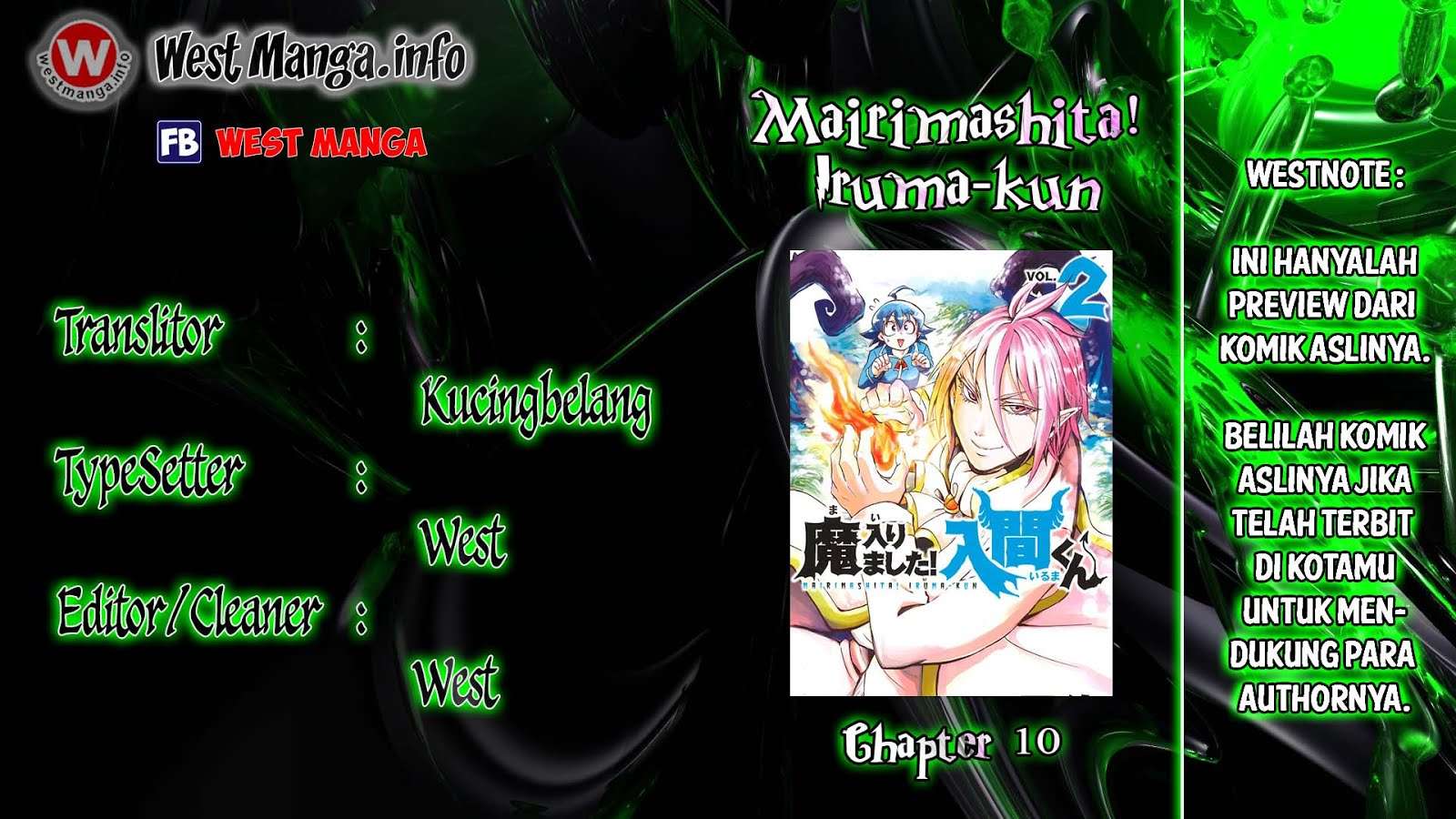 Komik Mairimashita! Iruma-kun Chapter 10 gambar nomor 1