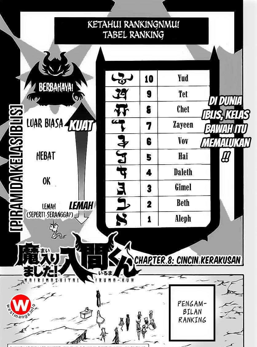 Manga Mairimashita! Iruma-kun Chapter 8 gambar nomor 2