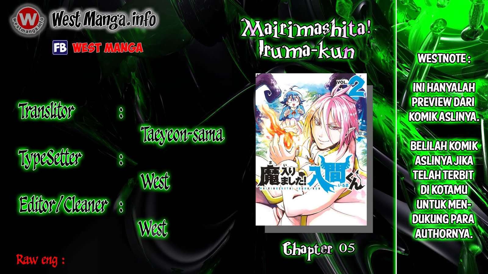 Komik Mairimashita! Iruma-kun Chapter 5 gambar nomor 1