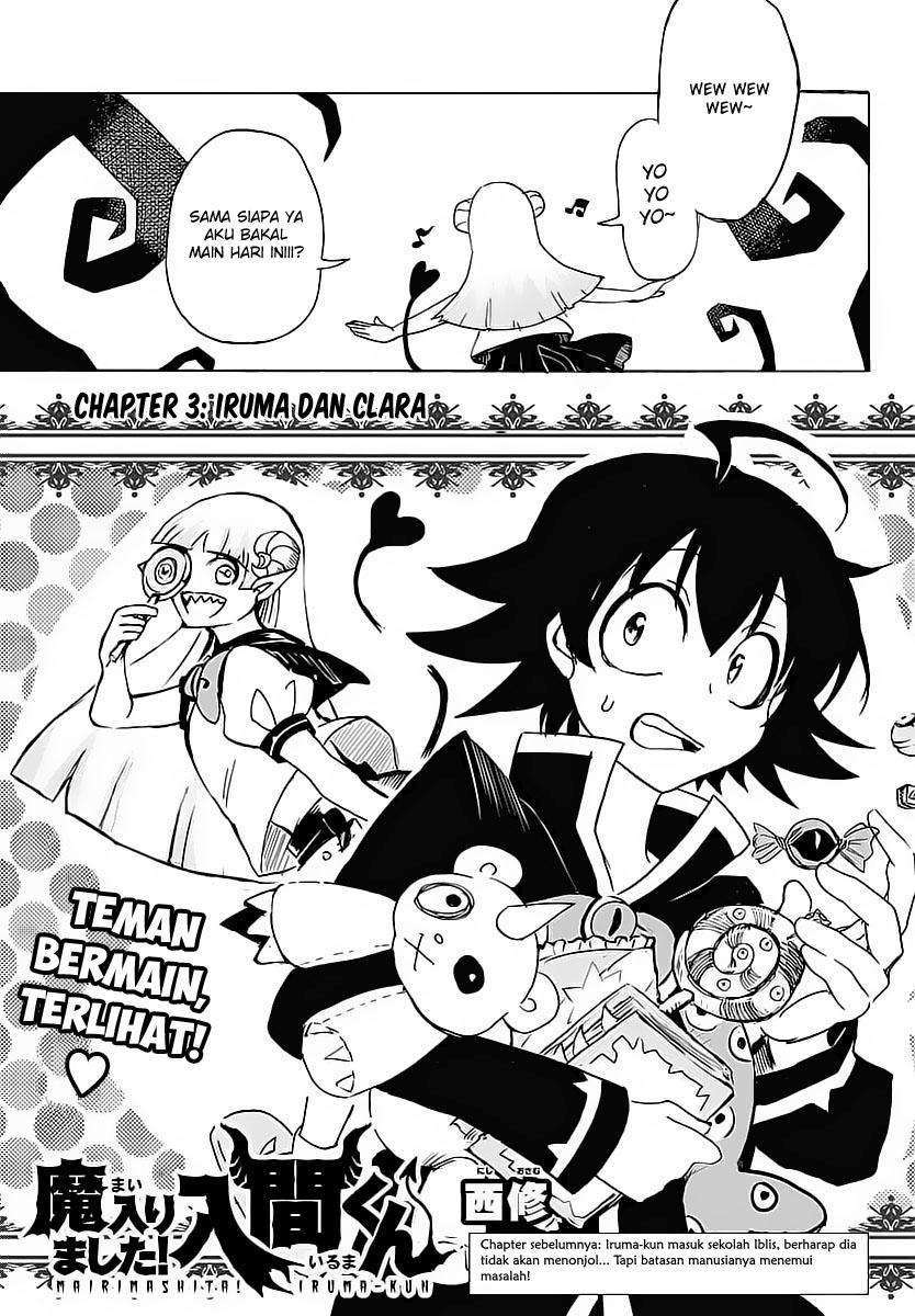 Manga Mairimashita! Iruma-kun Chapter 3 gambar nomor 2