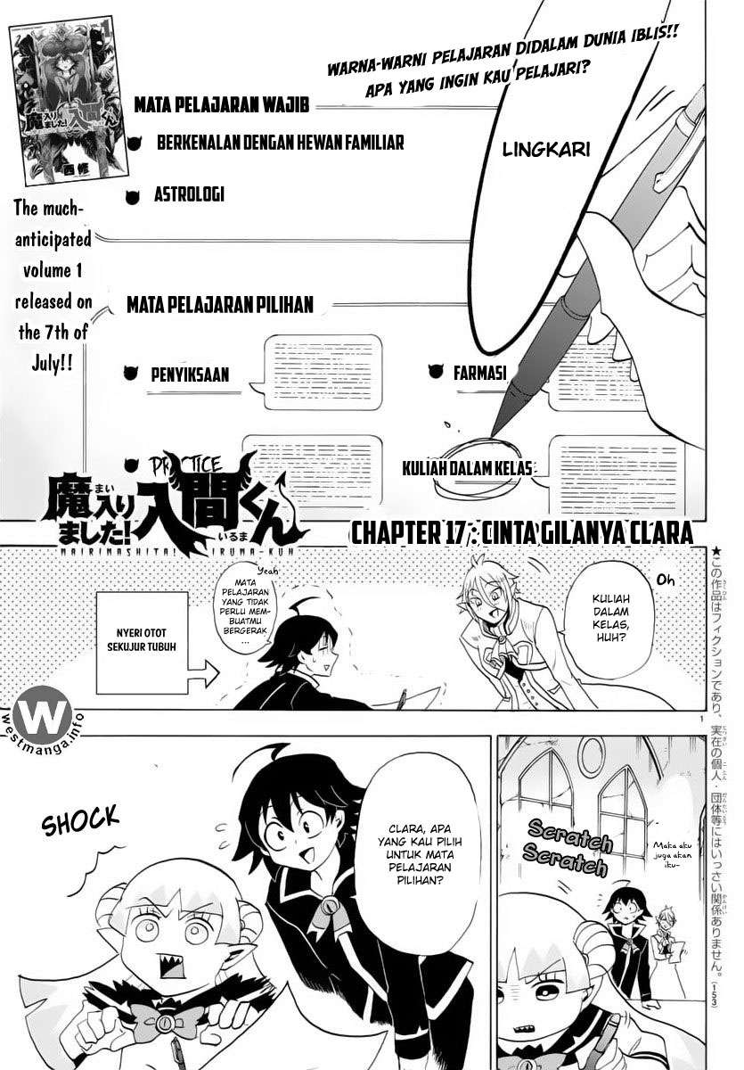 Komik Mairimashita! Iruma-kun Chapter 17 gambar nomor 1
