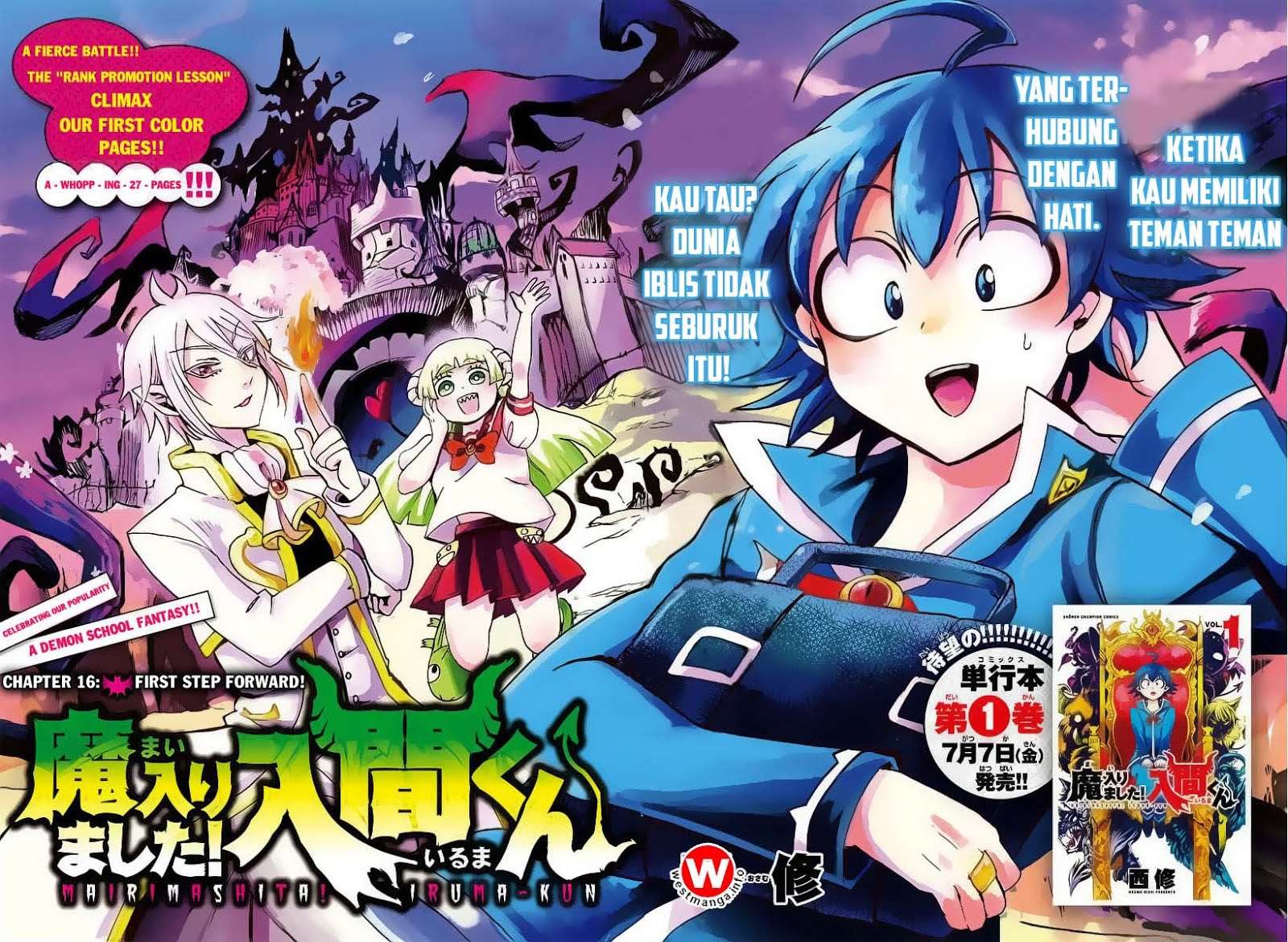 Mairimashita! Iruma-kun Chapter 16 Gambar 3