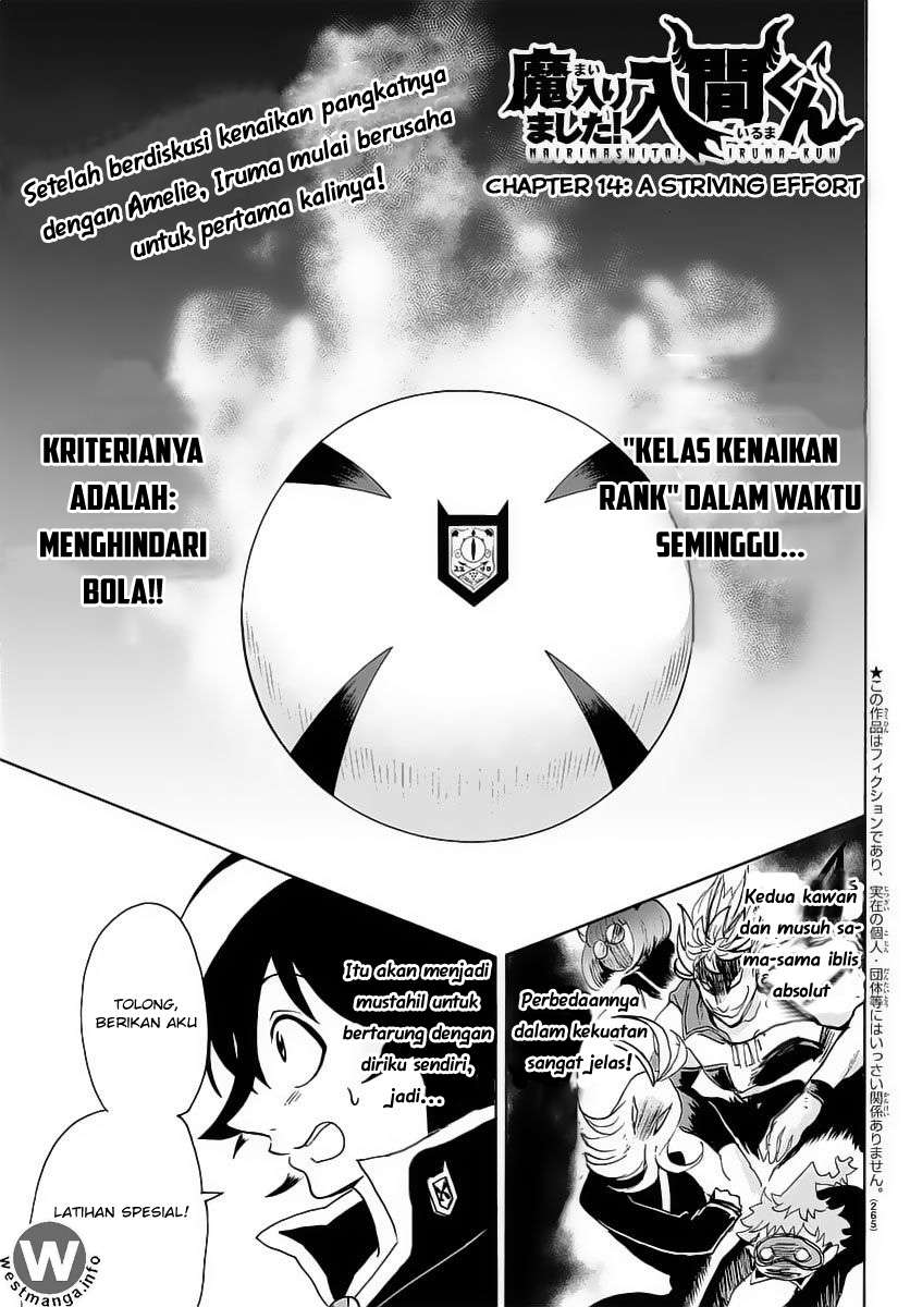 Manga Mairimashita! Iruma-kun Chapter 14 gambar nomor 2