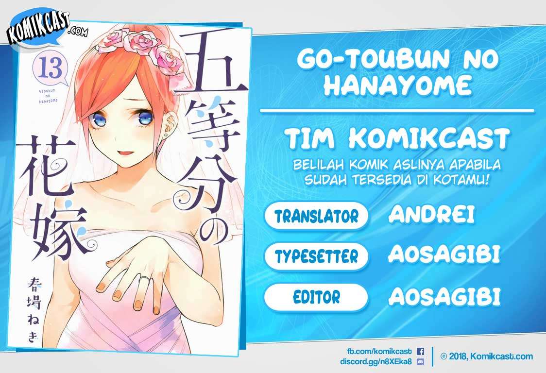 Komik Go-toubun no Hanayome Chapter 118 gambar nomor 1