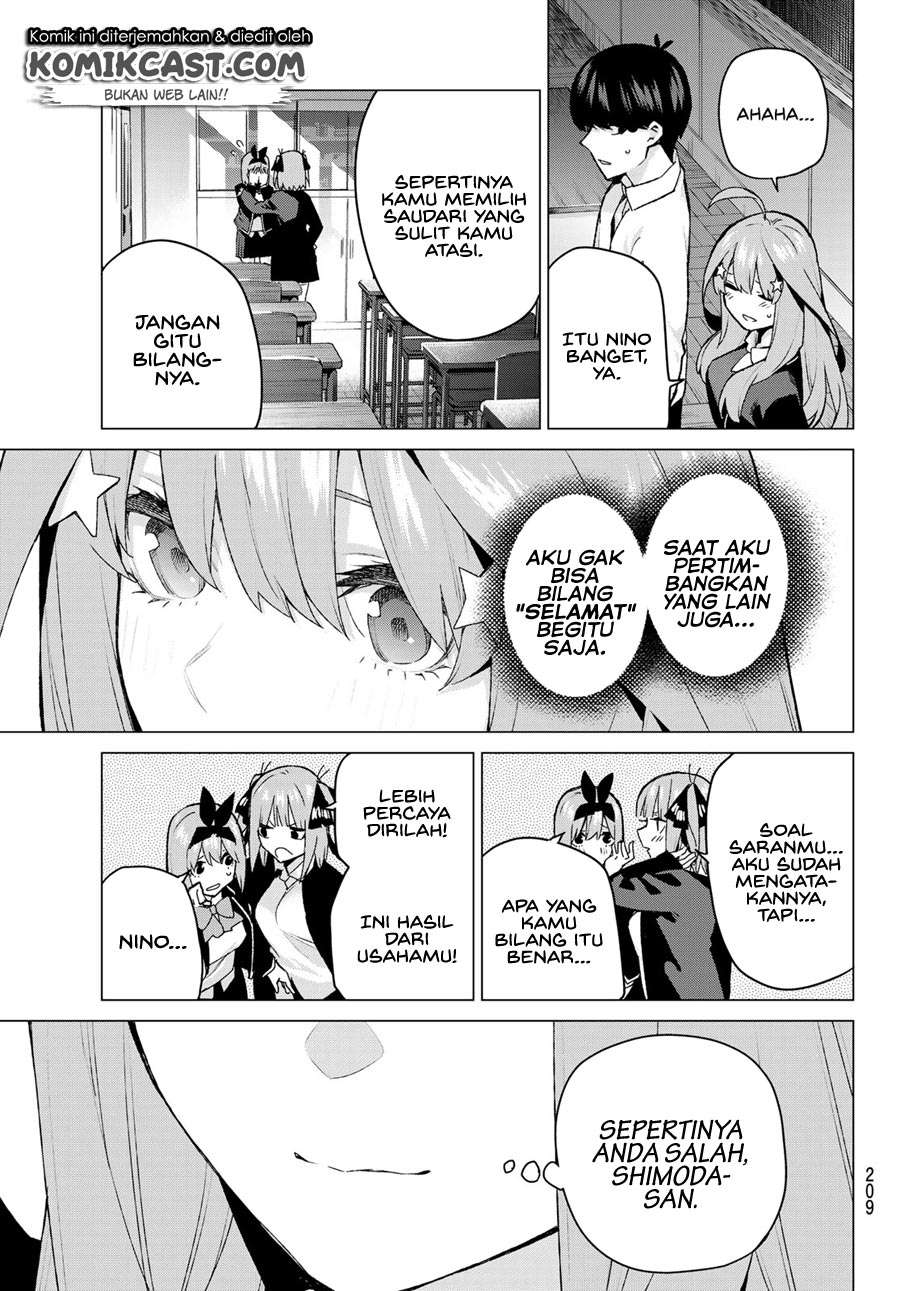 Go-toubun no Hanayome Chapter 118 Gambar 18