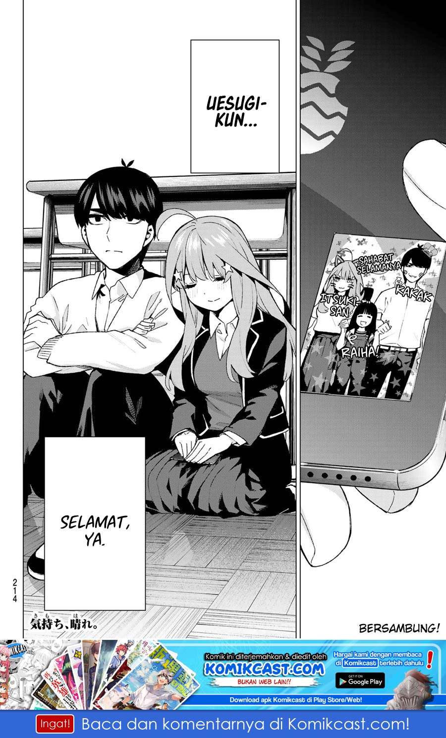 Go-toubun no Hanayome Chapter 118 Gambar 23
