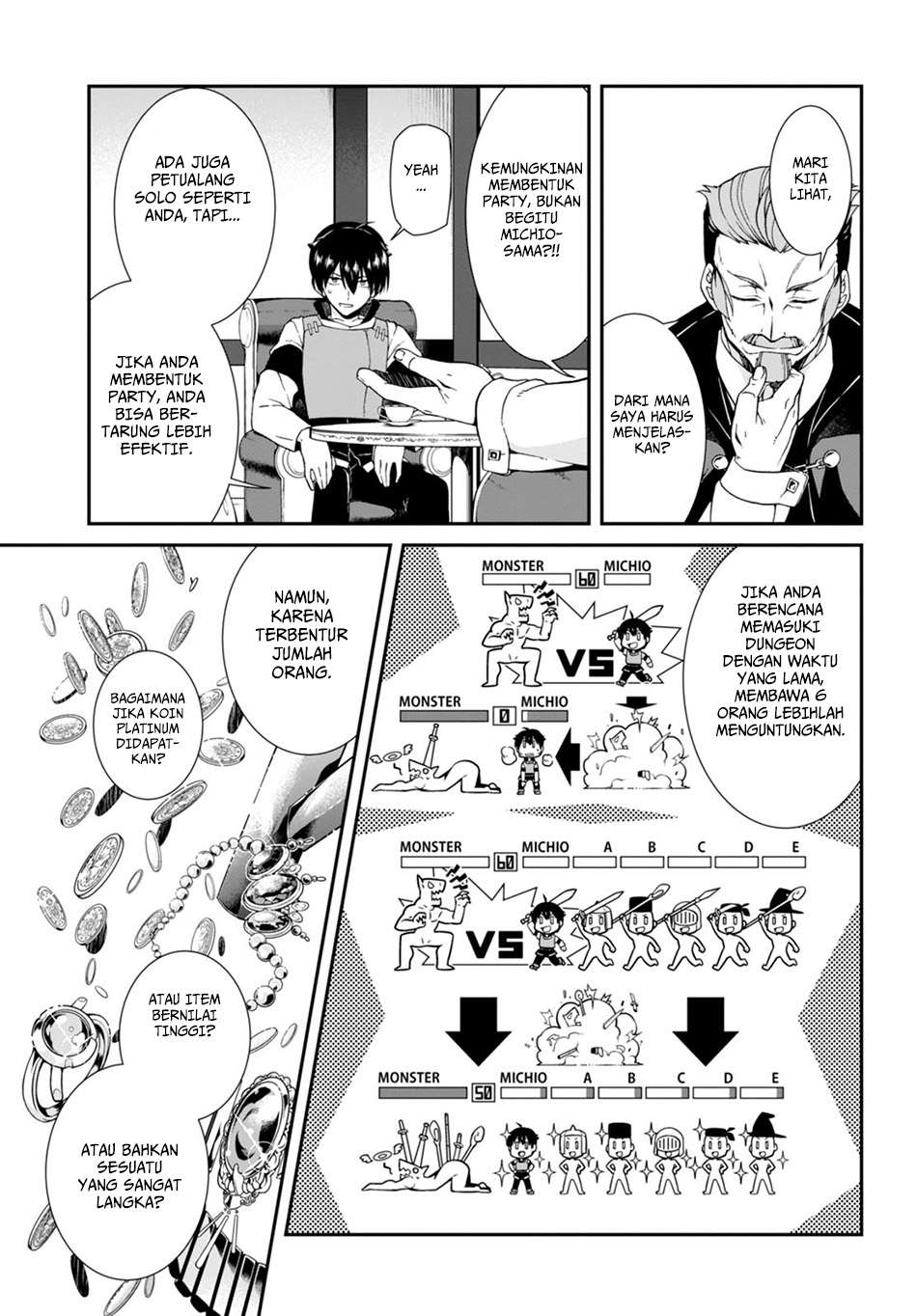 Isekai Meikyuu de Harem wo Chapter 04 Gambar 5