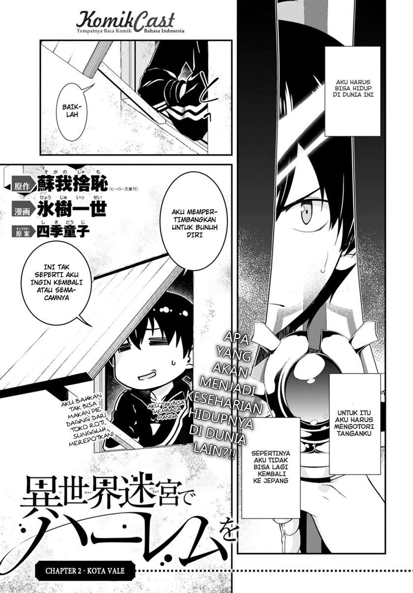 Manga Isekai Meikyuu de Harem wo Chapter 02 gambar nomor 2