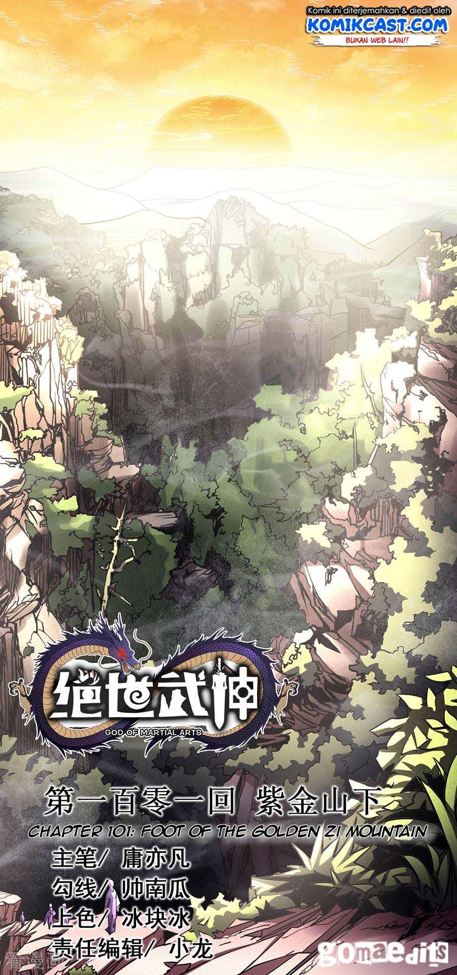 Manhua God of Martial Arts Chapter 101.2 gambar nomor 2