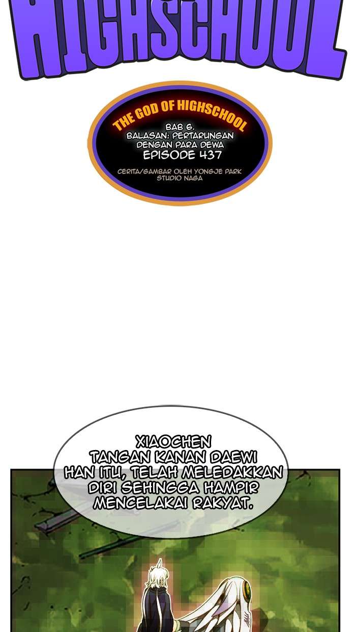 Manhwa The God of High School Chapter 437 gambar nomor 2