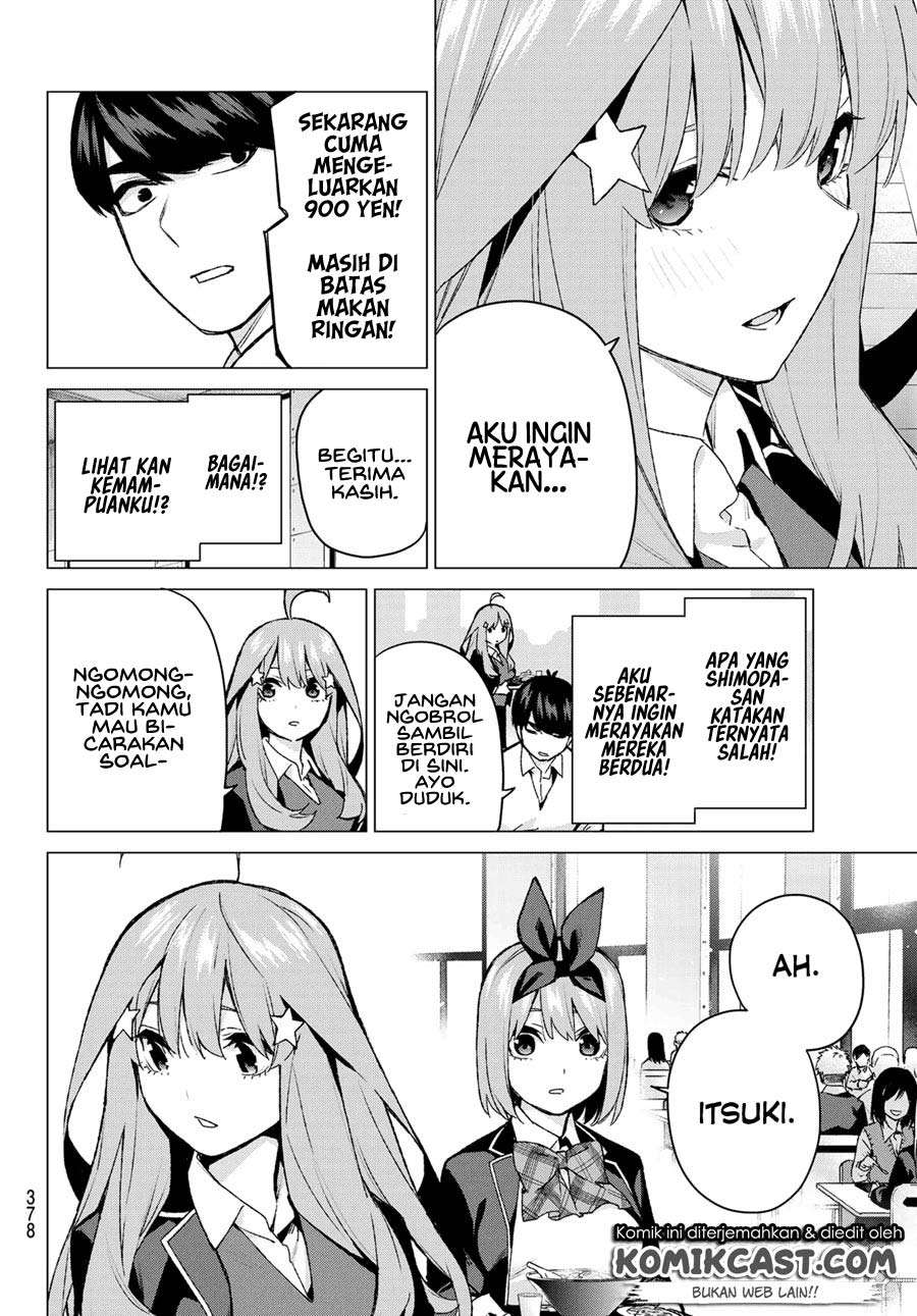 Go-toubun no Hanayome Chapter 117 Gambar 8