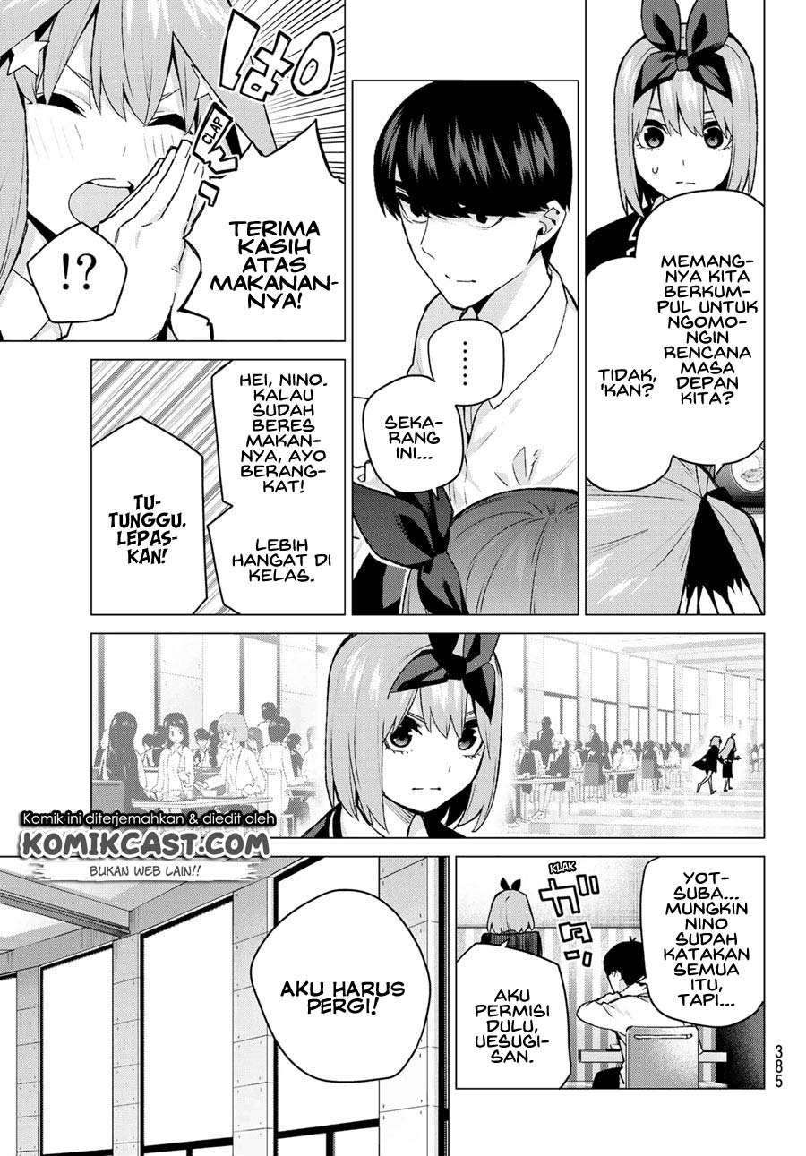Go-toubun no Hanayome Chapter 117 Gambar 15