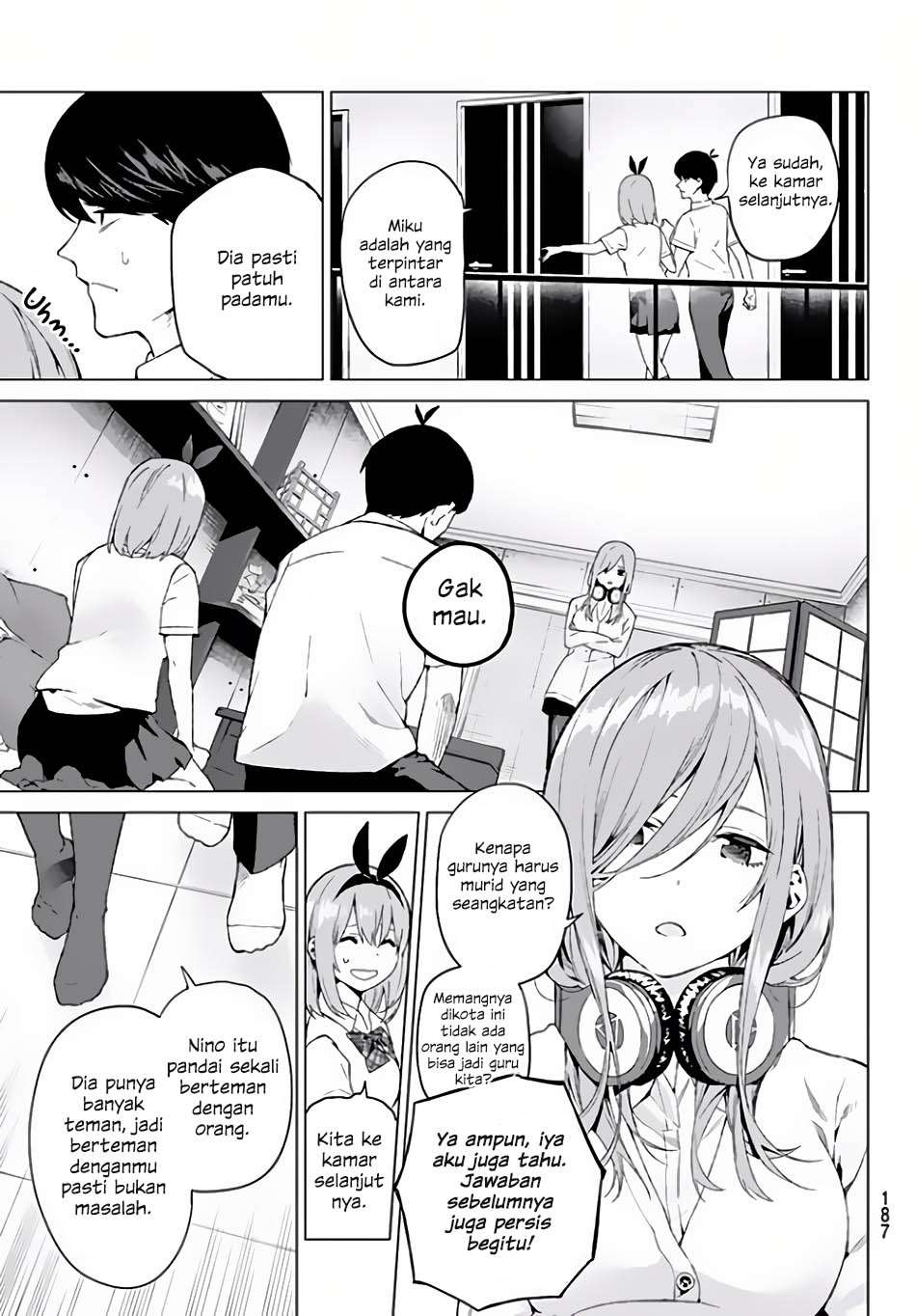 Go-toubun no Hanayome Chapter 2 Gambar 10