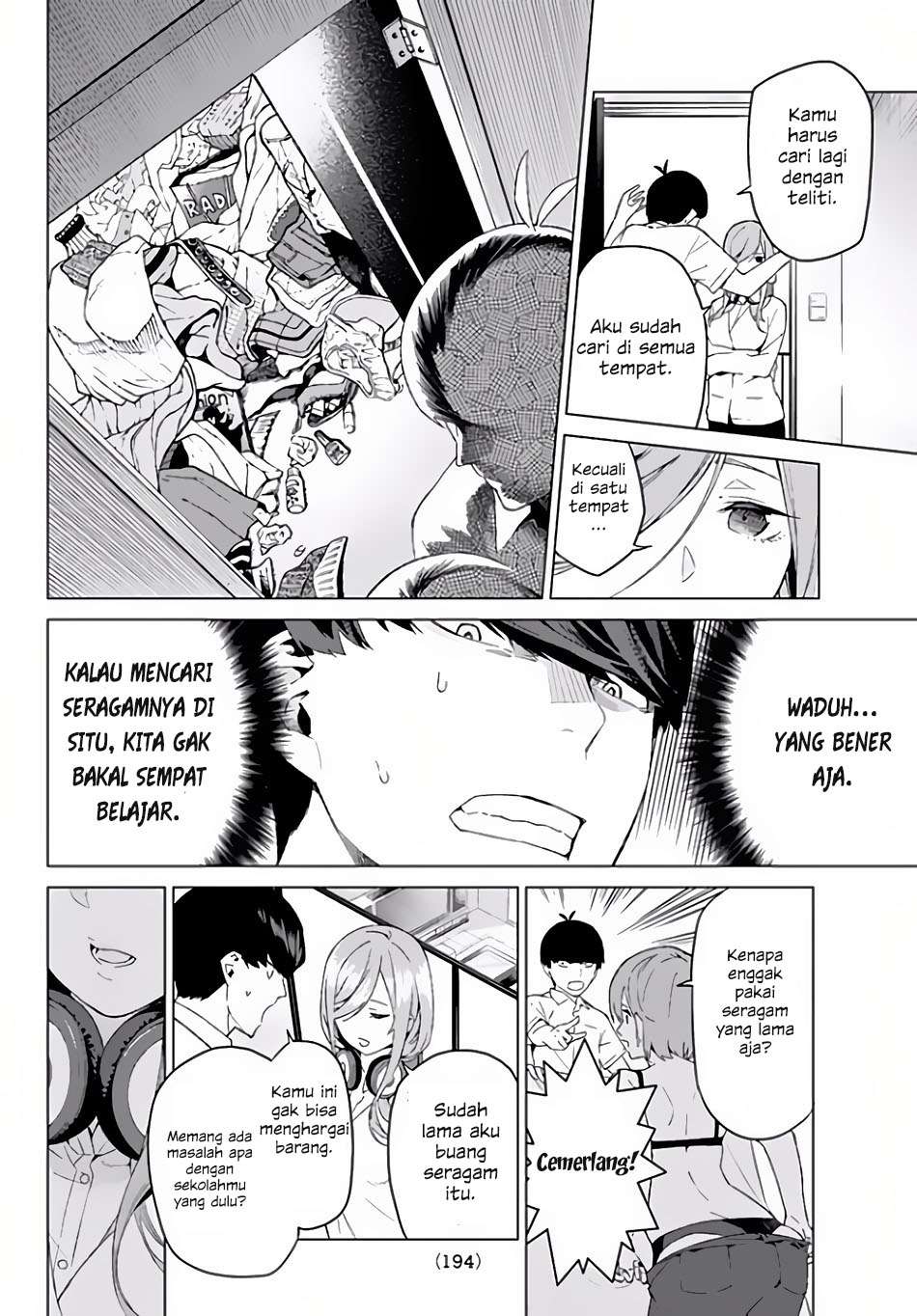 Go-toubun no Hanayome Chapter 2 Gambar 17