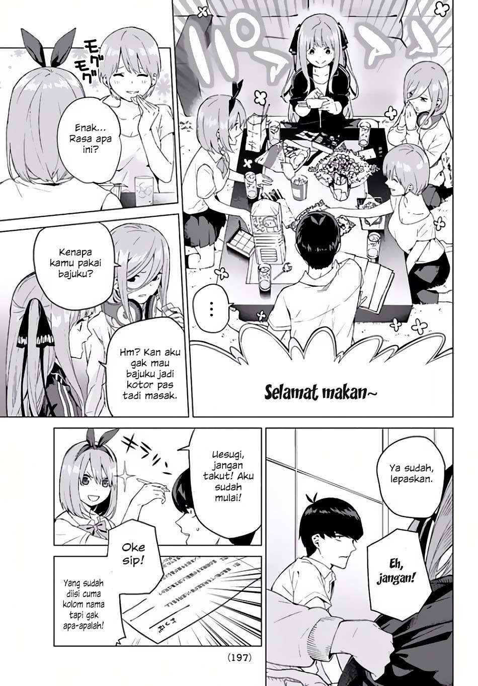 Go-toubun no Hanayome Chapter 2 Gambar 20